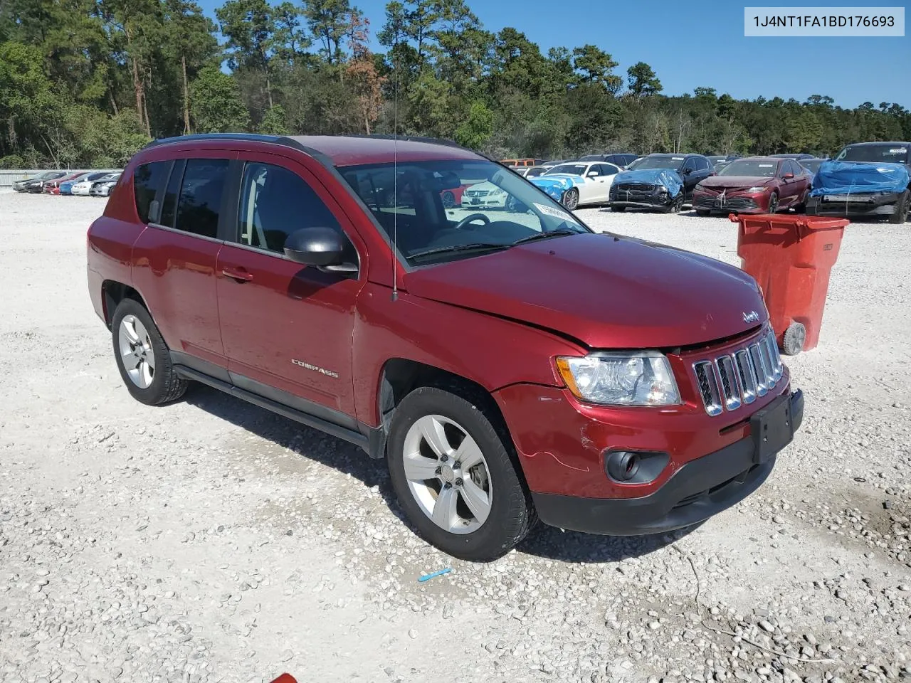 2011 Jeep Compass Sport VIN: 1J4NT1FA1BD176693 Lot: 75868914