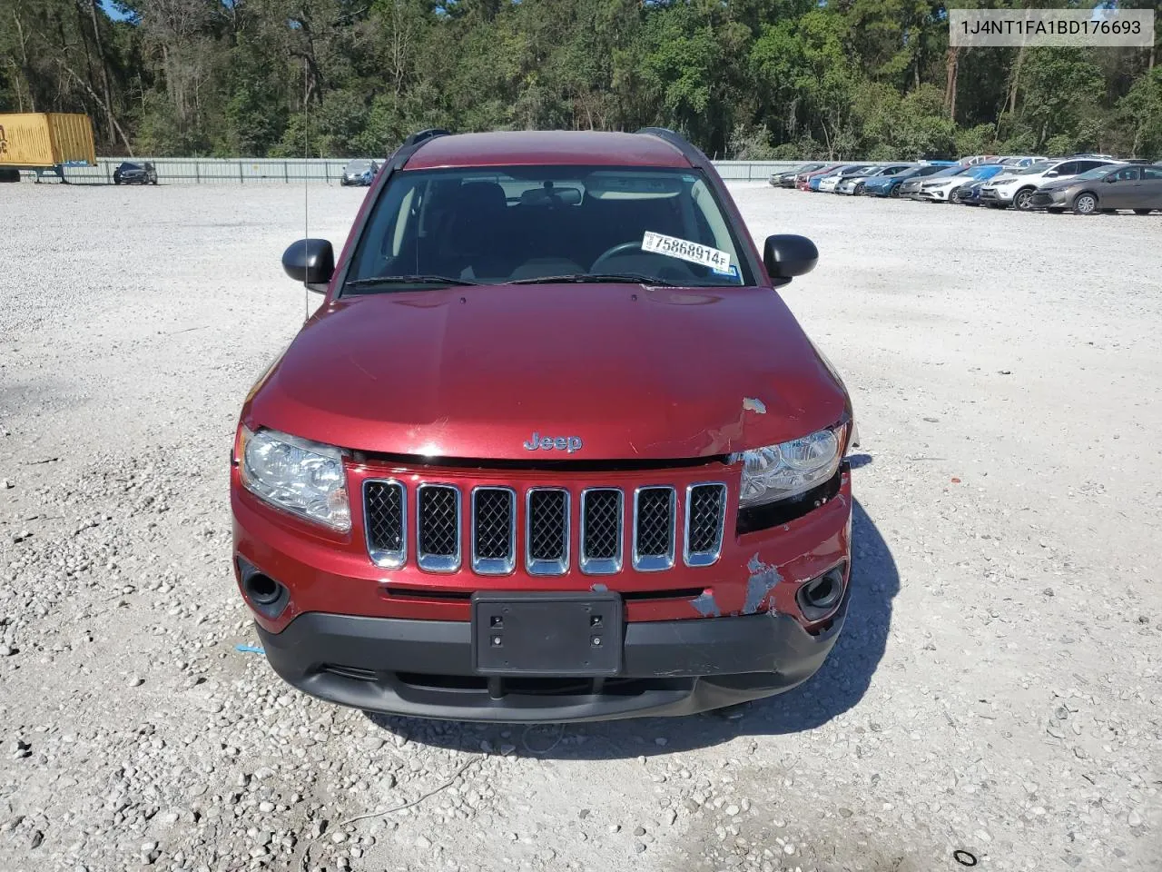 2011 Jeep Compass Sport VIN: 1J4NT1FA1BD176693 Lot: 75868914