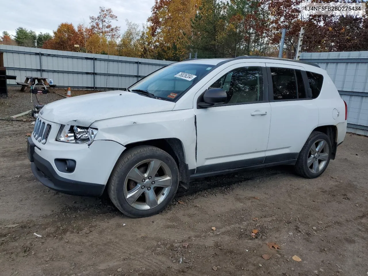 2011 Jeep Compass Limited VIN: 1J4NF5FB2BD275434 Lot: 76826204