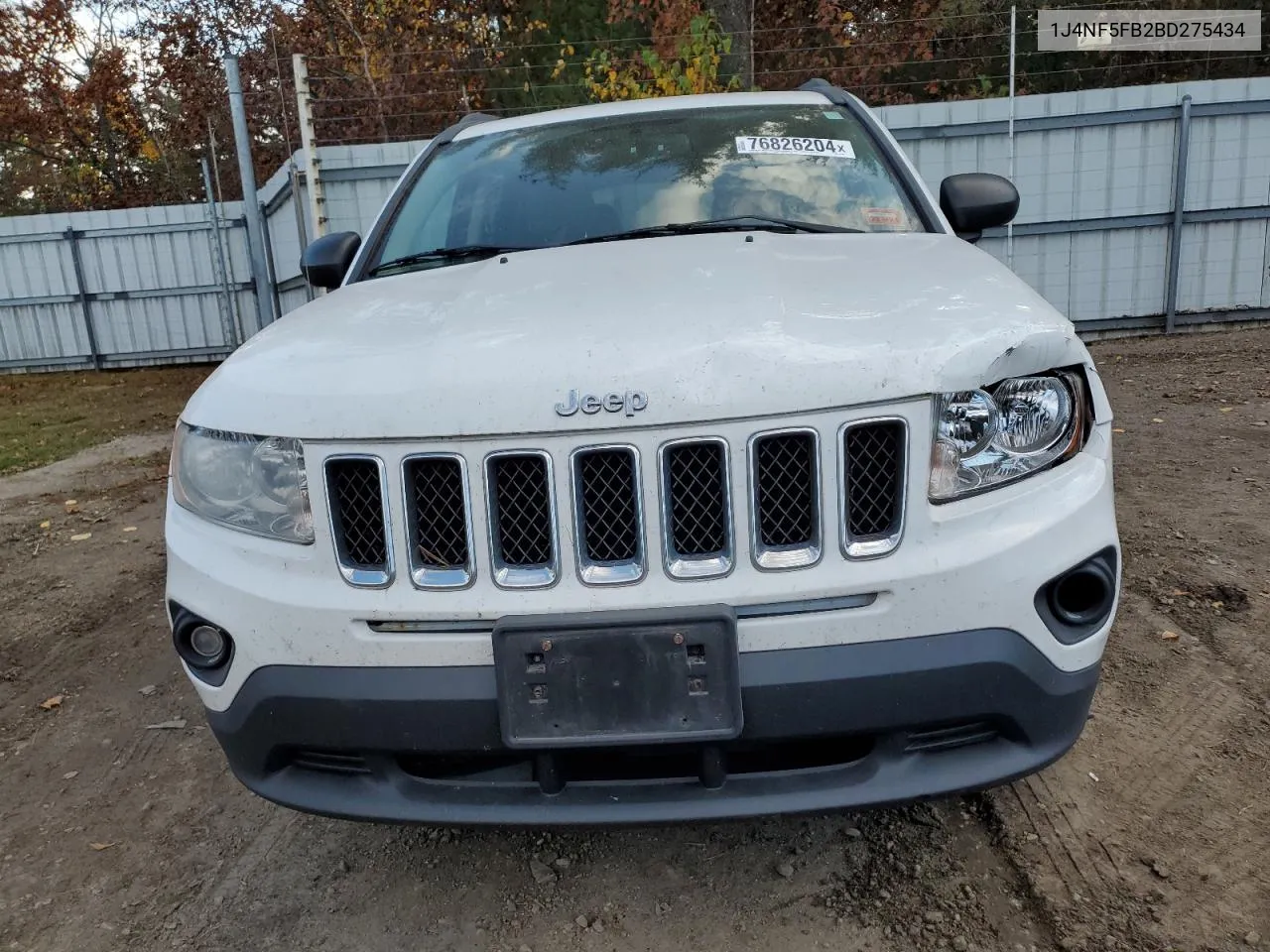 2011 Jeep Compass Limited VIN: 1J4NF5FB2BD275434 Lot: 76826204