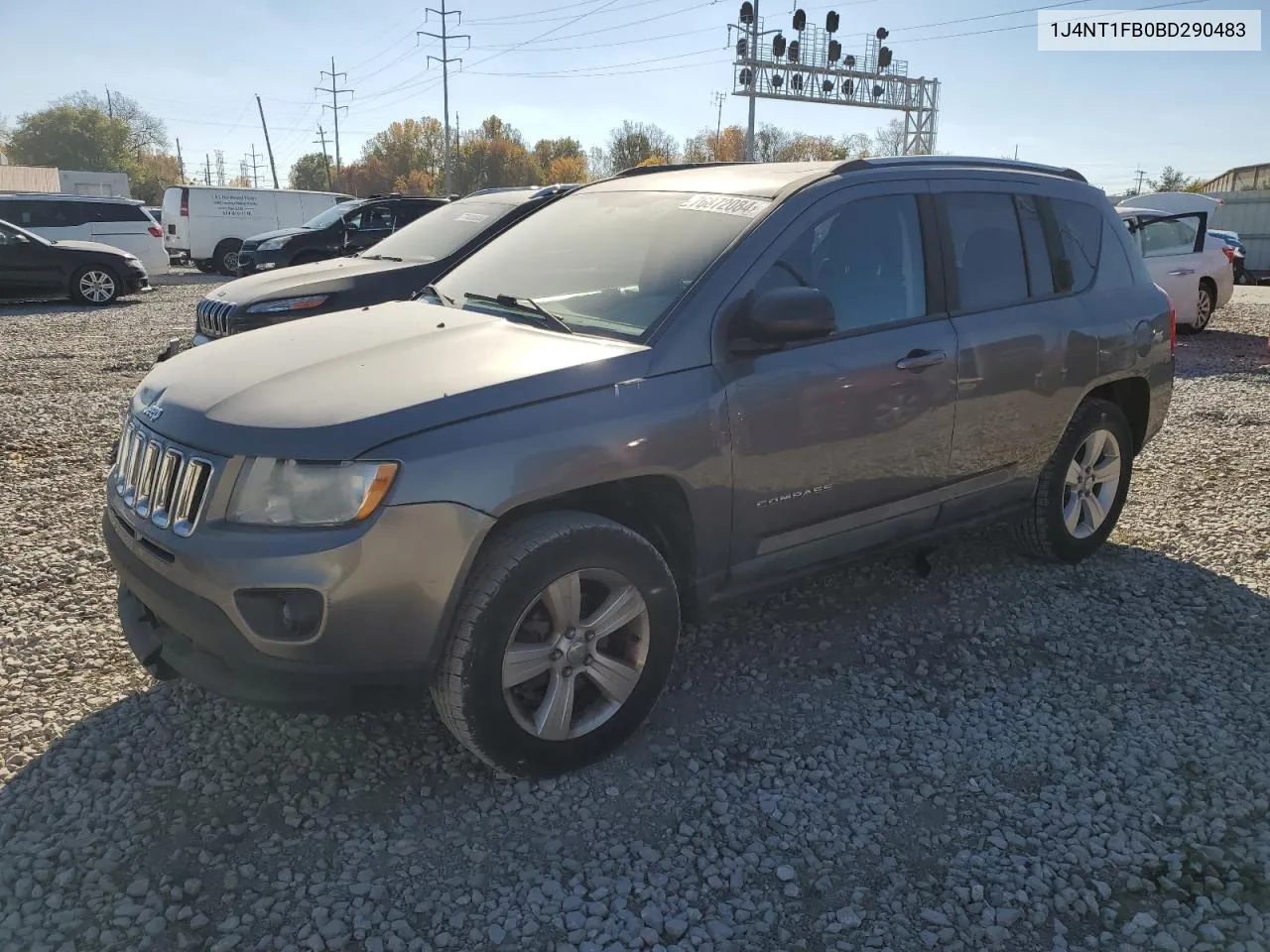 2011 Jeep Compass Sport VIN: 1J4NT1FB0BD290483 Lot: 76872084