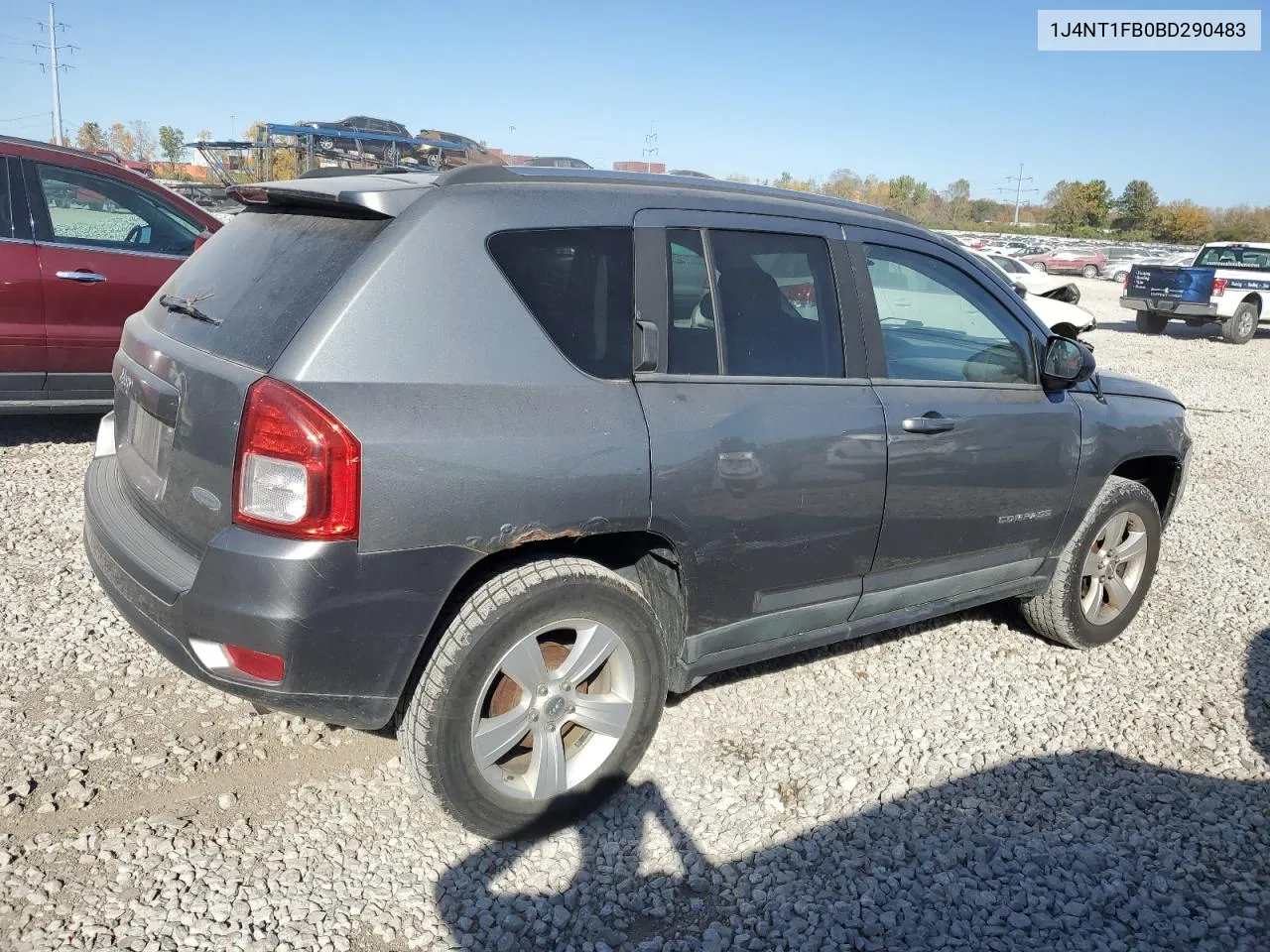 2011 Jeep Compass Sport VIN: 1J4NT1FB0BD290483 Lot: 76872084