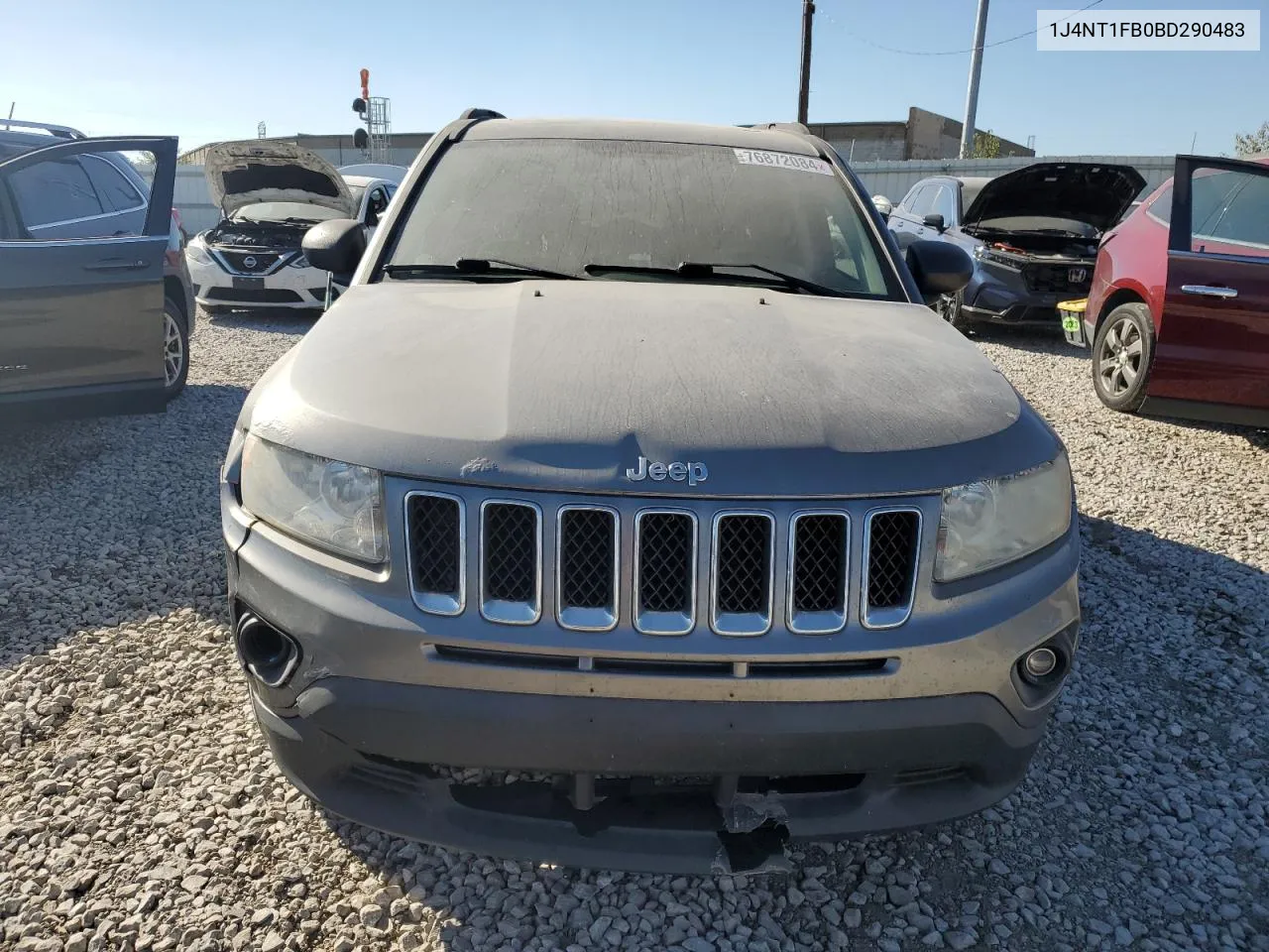 2011 Jeep Compass Sport VIN: 1J4NT1FB0BD290483 Lot: 76872084