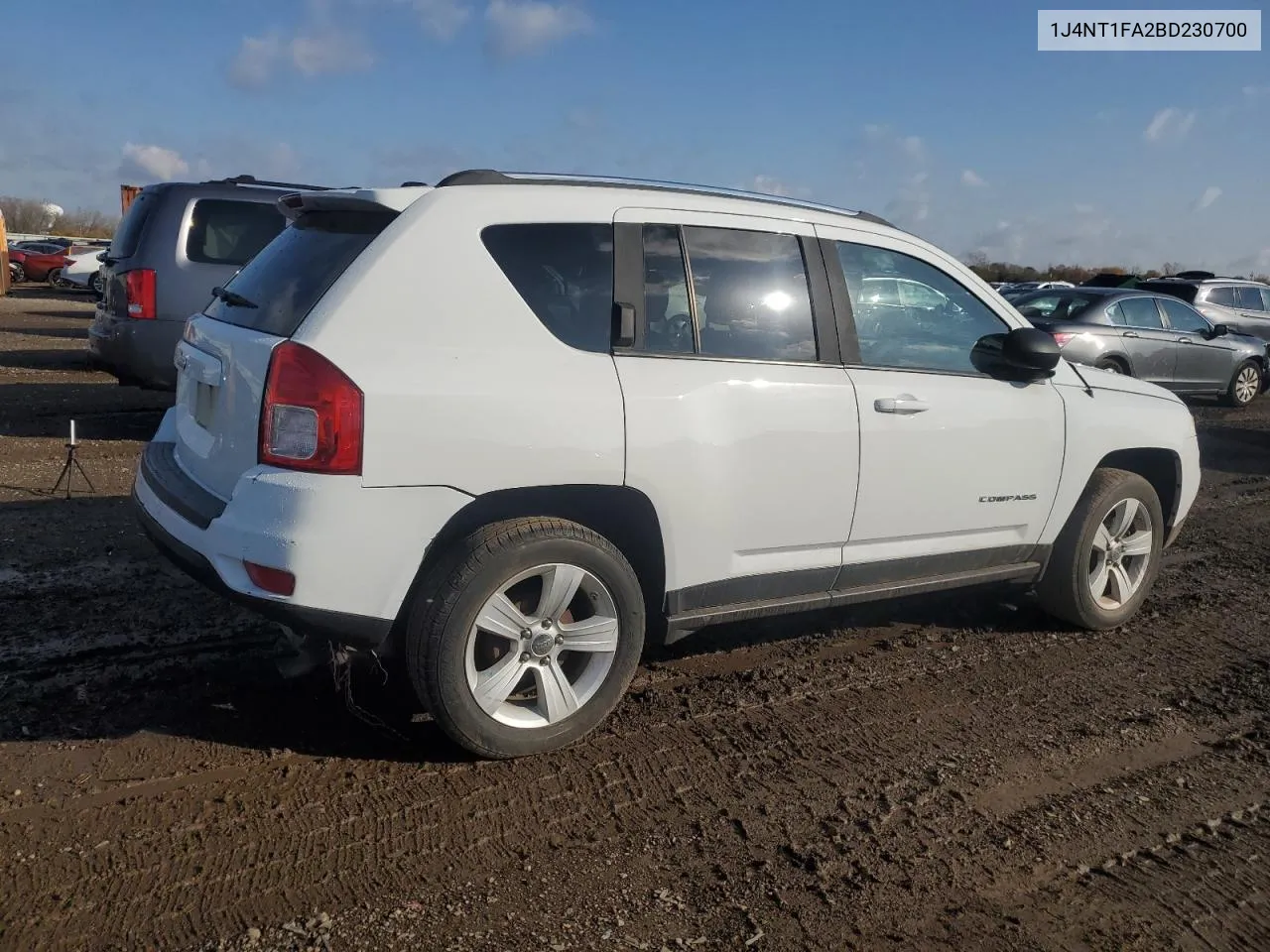 2011 Jeep Compass Sport VIN: 1J4NT1FA2BD230700 Lot: 77046644