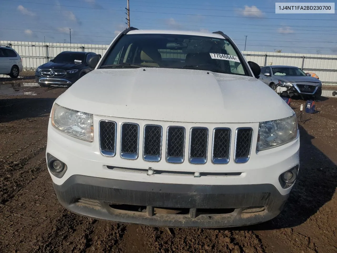 2011 Jeep Compass Sport VIN: 1J4NT1FA2BD230700 Lot: 77046644