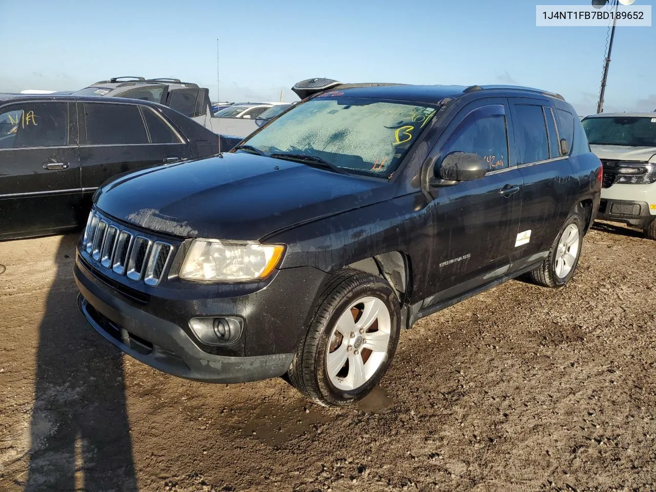 2011 Jeep Compass Sport VIN: 1J4NT1FB7BD189652 Lot: 77198364