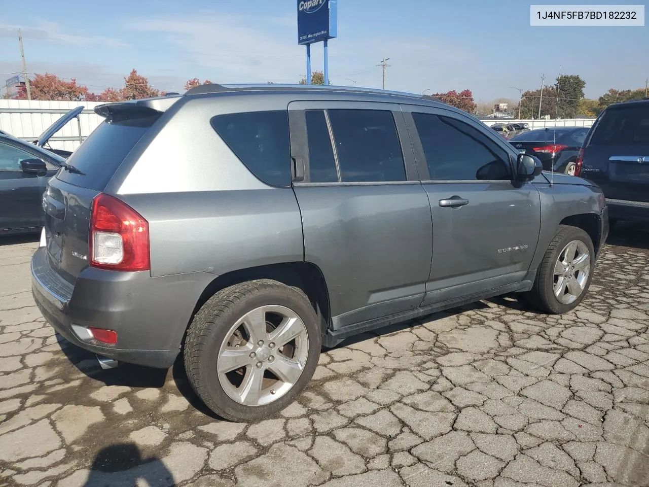 2011 Jeep Compass Limited VIN: 1J4NF5FB7BD182232 Lot: 77409724