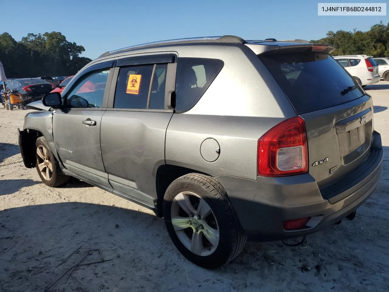 2011 Jeep Compass Sport VIN: 1J4NF1FB6BD244812 Lot: 77761604