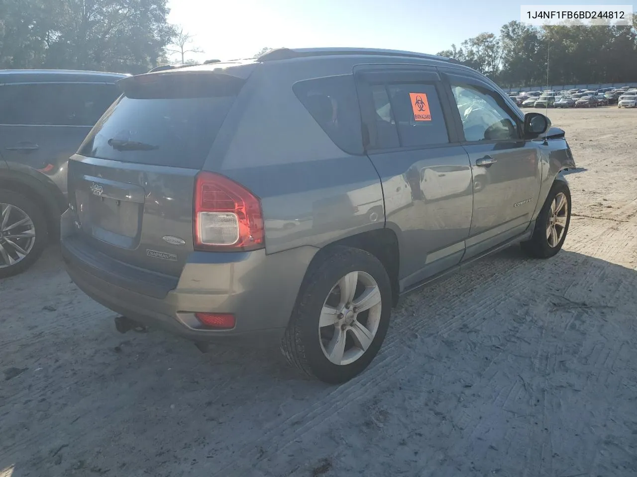 2011 Jeep Compass Sport VIN: 1J4NF1FB6BD244812 Lot: 77761604