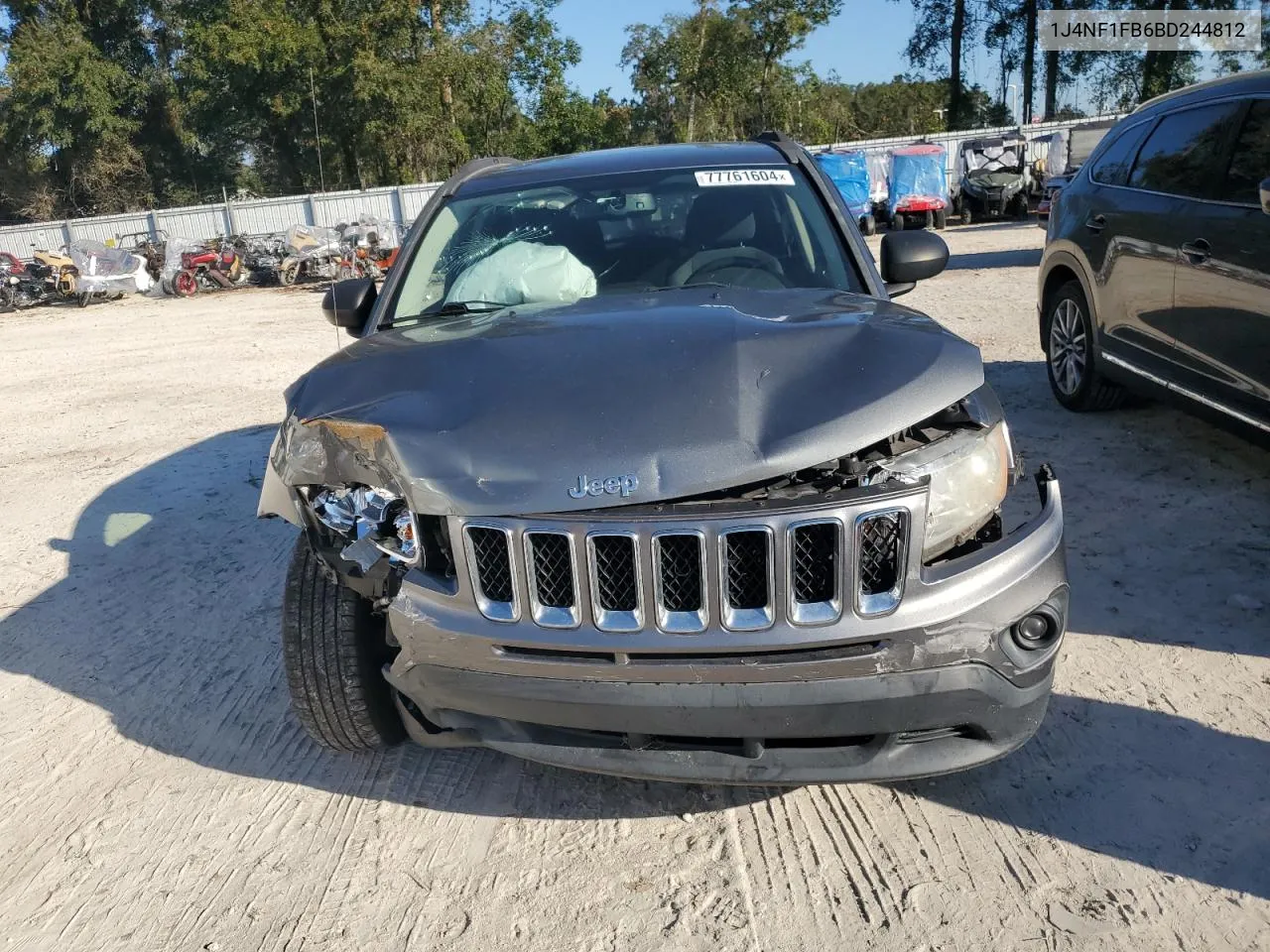 2011 Jeep Compass Sport VIN: 1J4NF1FB6BD244812 Lot: 77761604