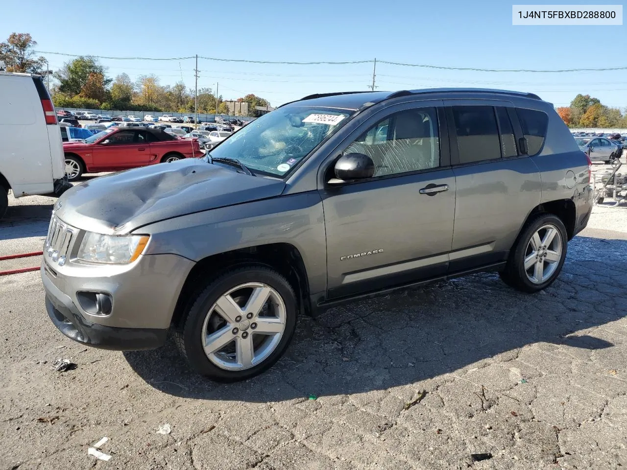 2011 Jeep Compass Limited VIN: 1J4NT5FBXBD288800 Lot: 77896244