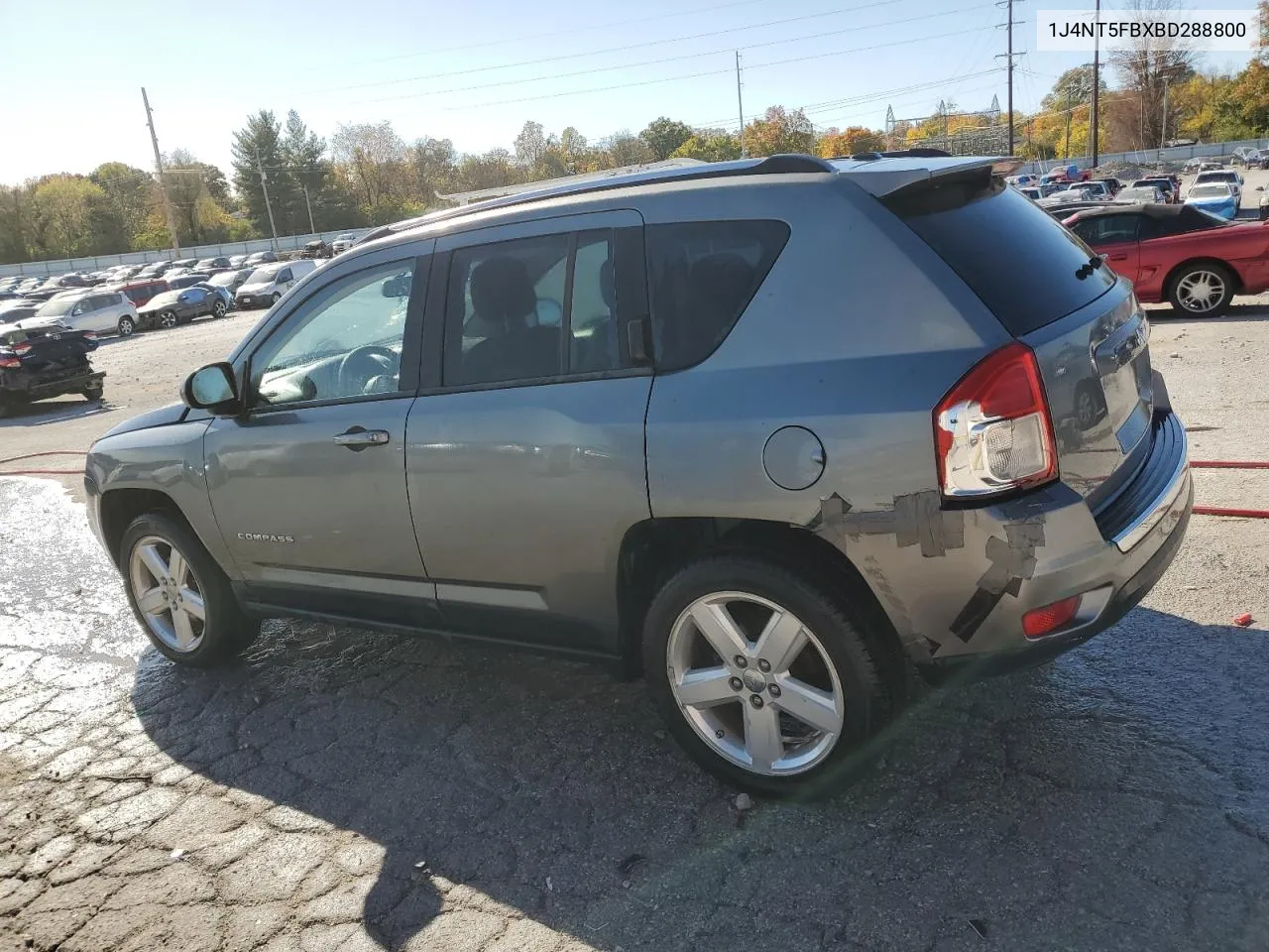 2011 Jeep Compass Limited VIN: 1J4NT5FBXBD288800 Lot: 77896244