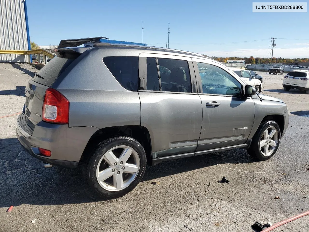 2011 Jeep Compass Limited VIN: 1J4NT5FBXBD288800 Lot: 77896244