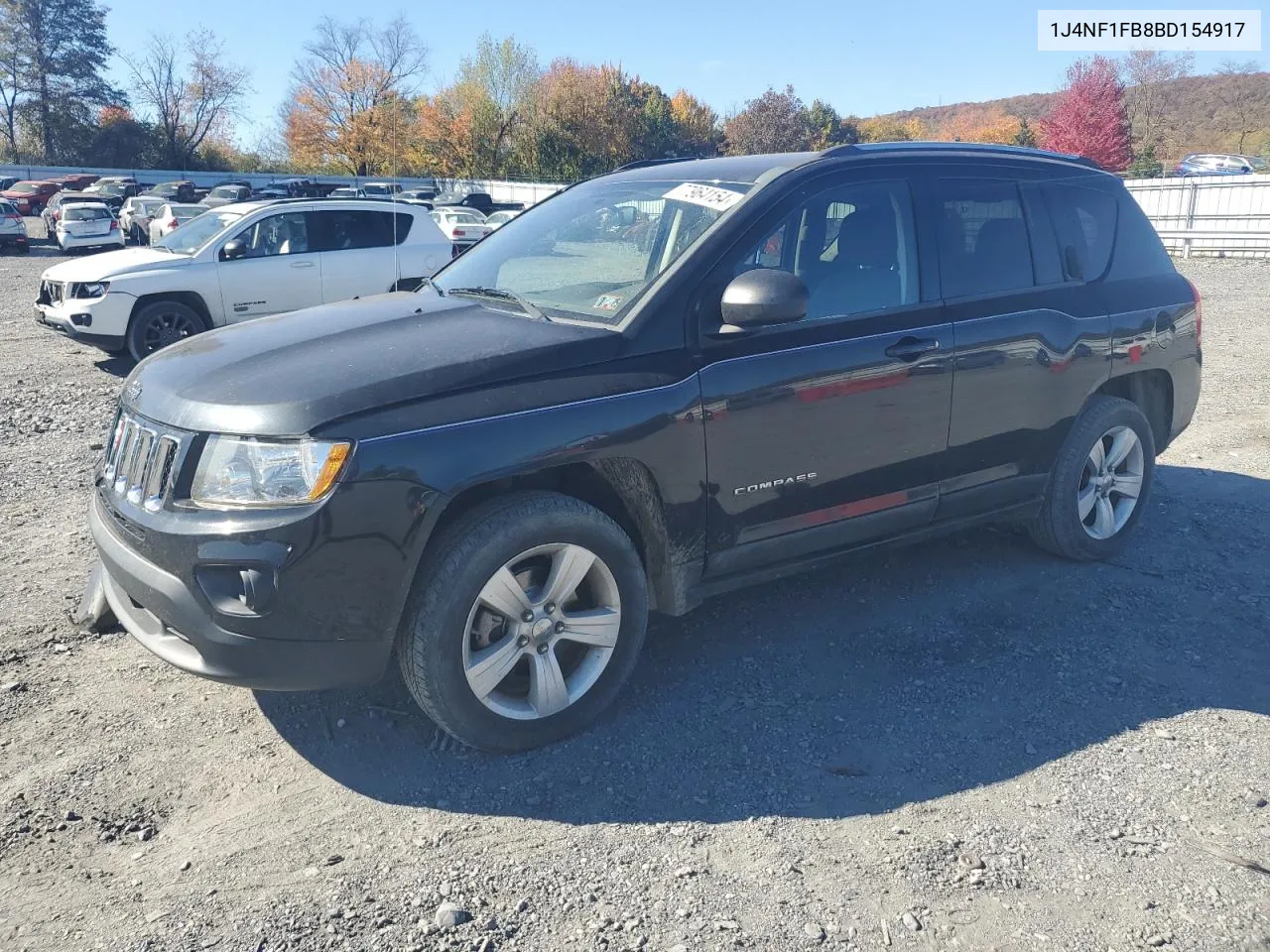 2011 Jeep Compass Sport VIN: 1J4NF1FB8BD154917 Lot: 77964154