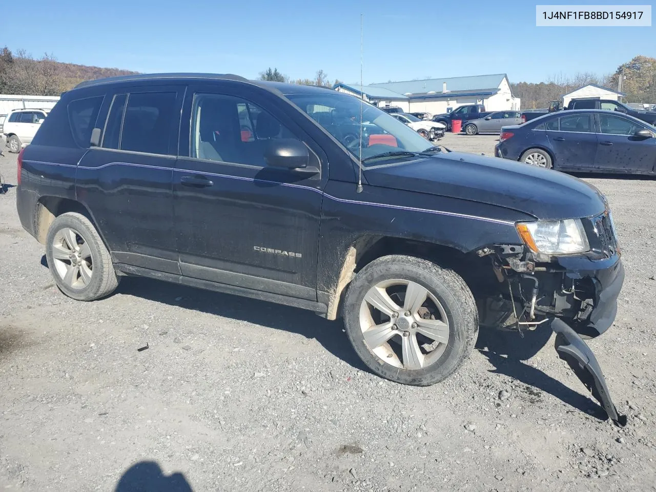 2011 Jeep Compass Sport VIN: 1J4NF1FB8BD154917 Lot: 77964154