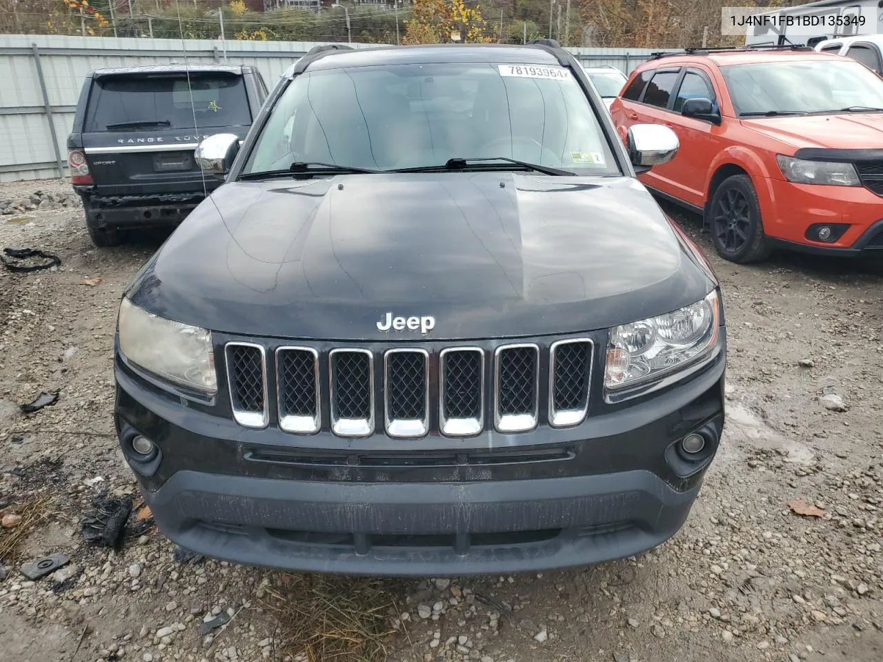 2011 Jeep Compass Sport VIN: 1J4NF1FB1BD135349 Lot: 78193964