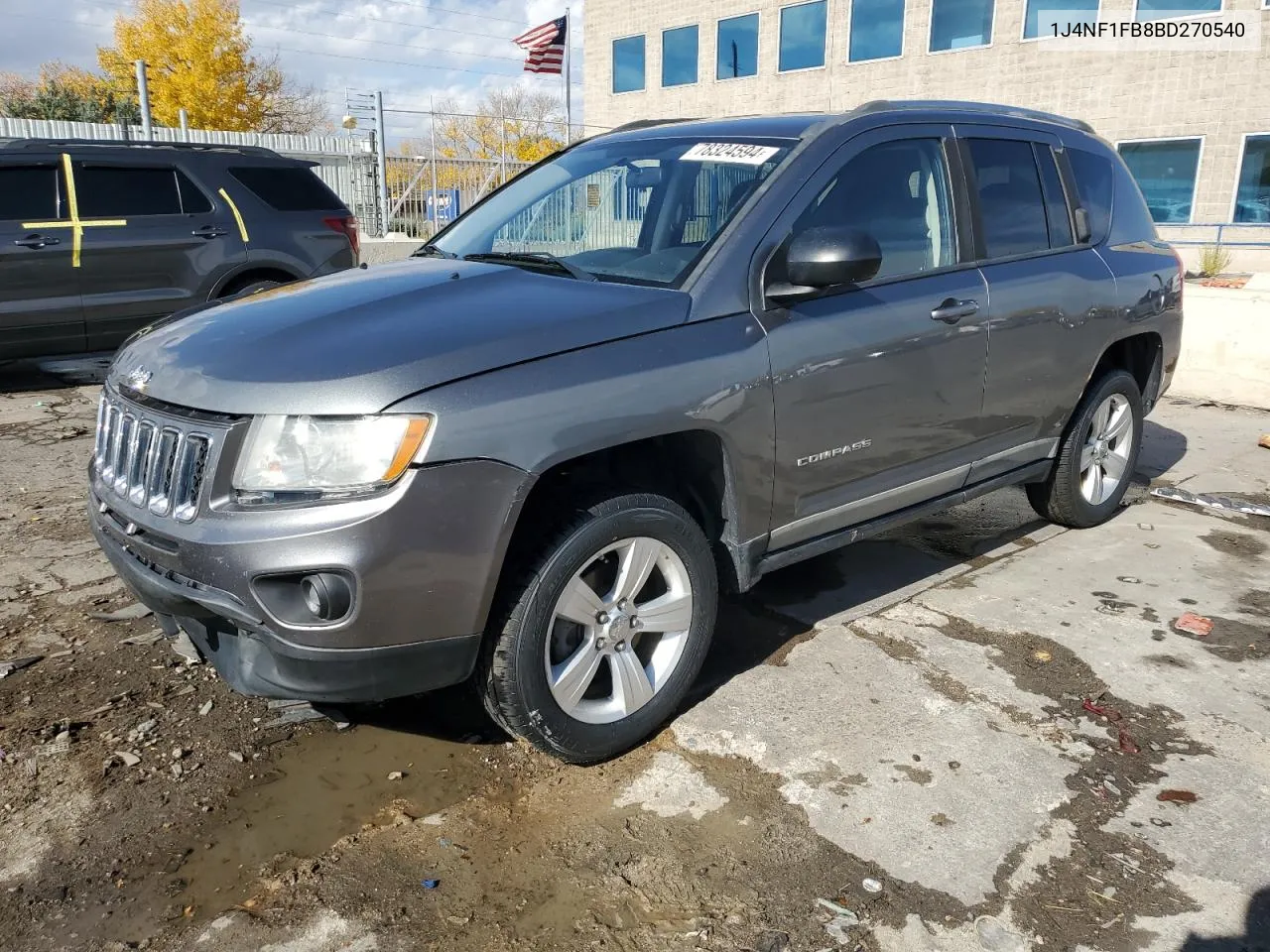 2011 Jeep Compass Sport VIN: 1J4NF1FB8BD270540 Lot: 78324594