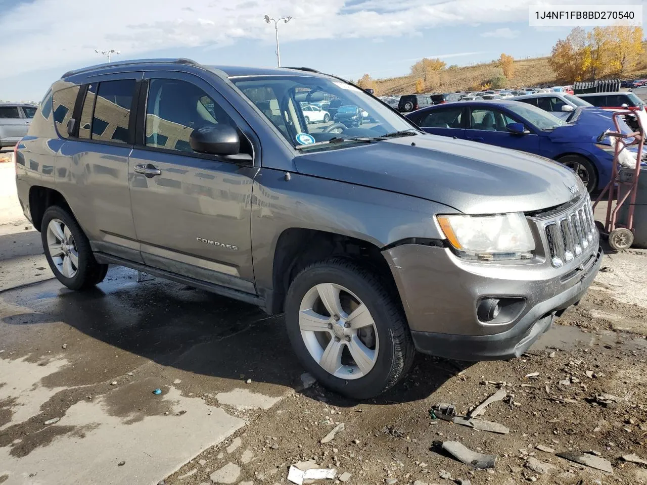 2011 Jeep Compass Sport VIN: 1J4NF1FB8BD270540 Lot: 78324594