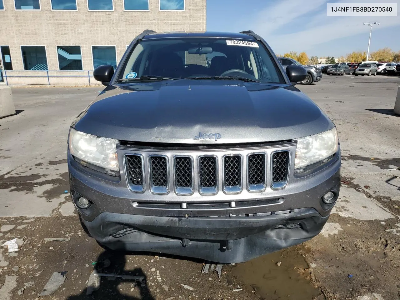 2011 Jeep Compass Sport VIN: 1J4NF1FB8BD270540 Lot: 78324594