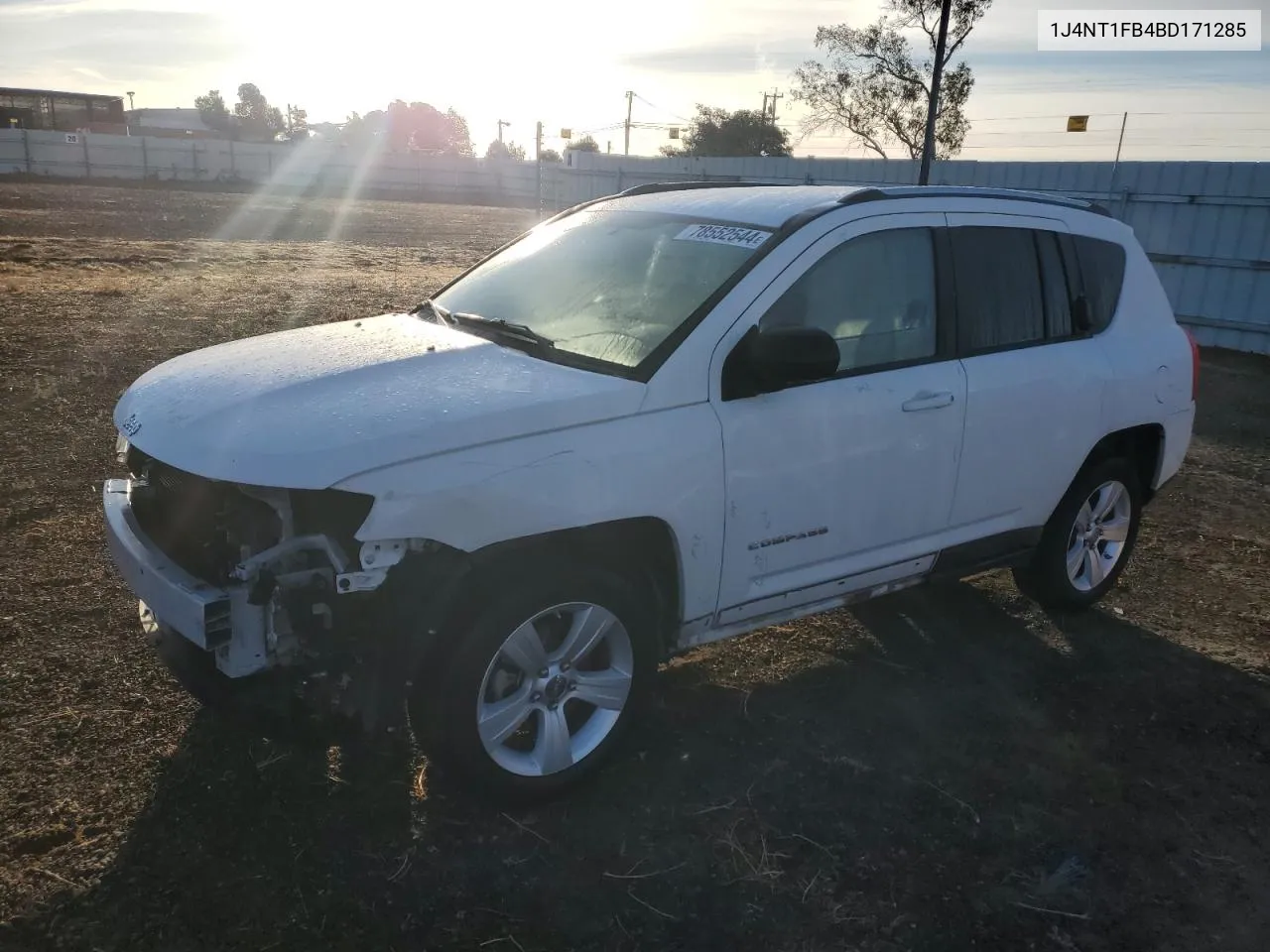 2011 Jeep Compass Sport VIN: 1J4NT1FB4BD171285 Lot: 78552544