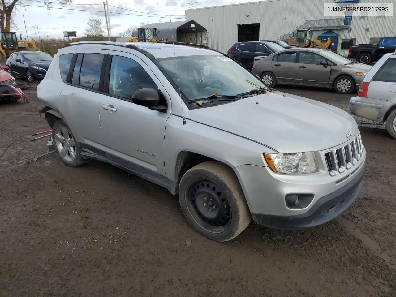 2011 Jeep Compass Limited VIN: 1J4NF5FB5BD217995 Lot: 79414834