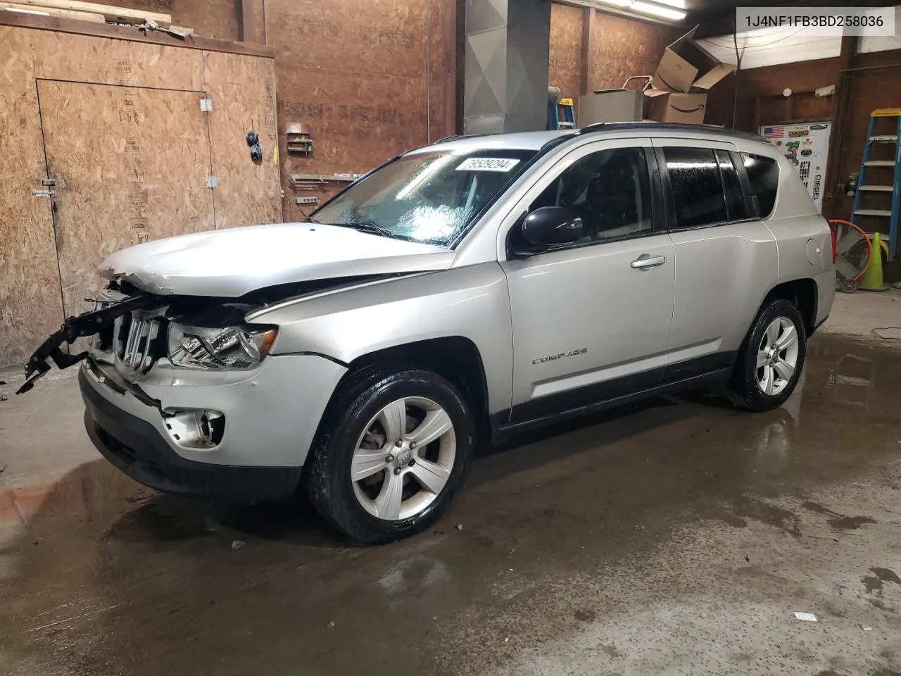 2011 Jeep Compass Sport VIN: 1J4NF1FB3BD258036 Lot: 79529294