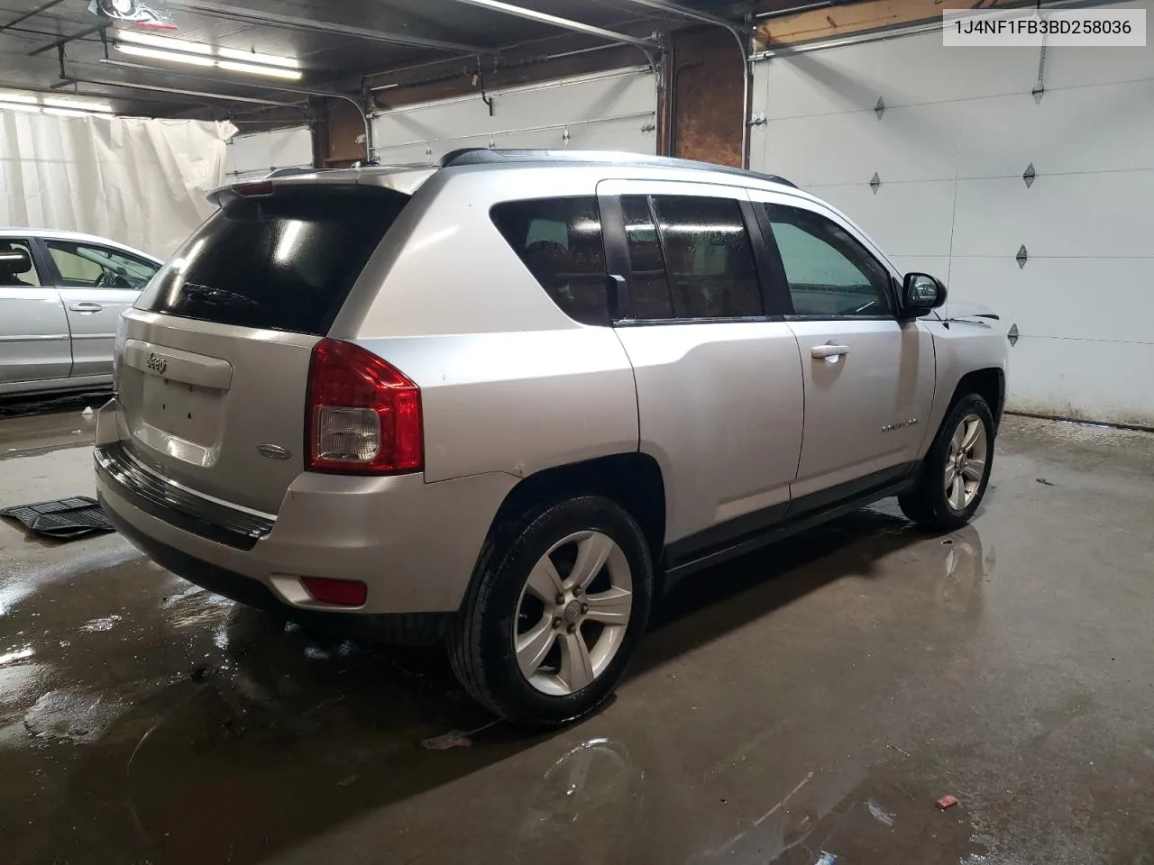 2011 Jeep Compass Sport VIN: 1J4NF1FB3BD258036 Lot: 79529294