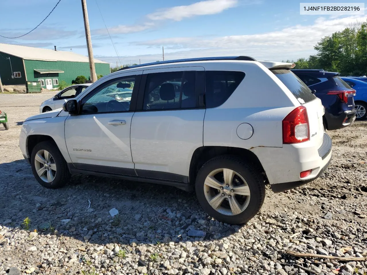 2011 Jeep Compass Sport VIN: 1J4NF1FB2BD282196 Lot: 80001514