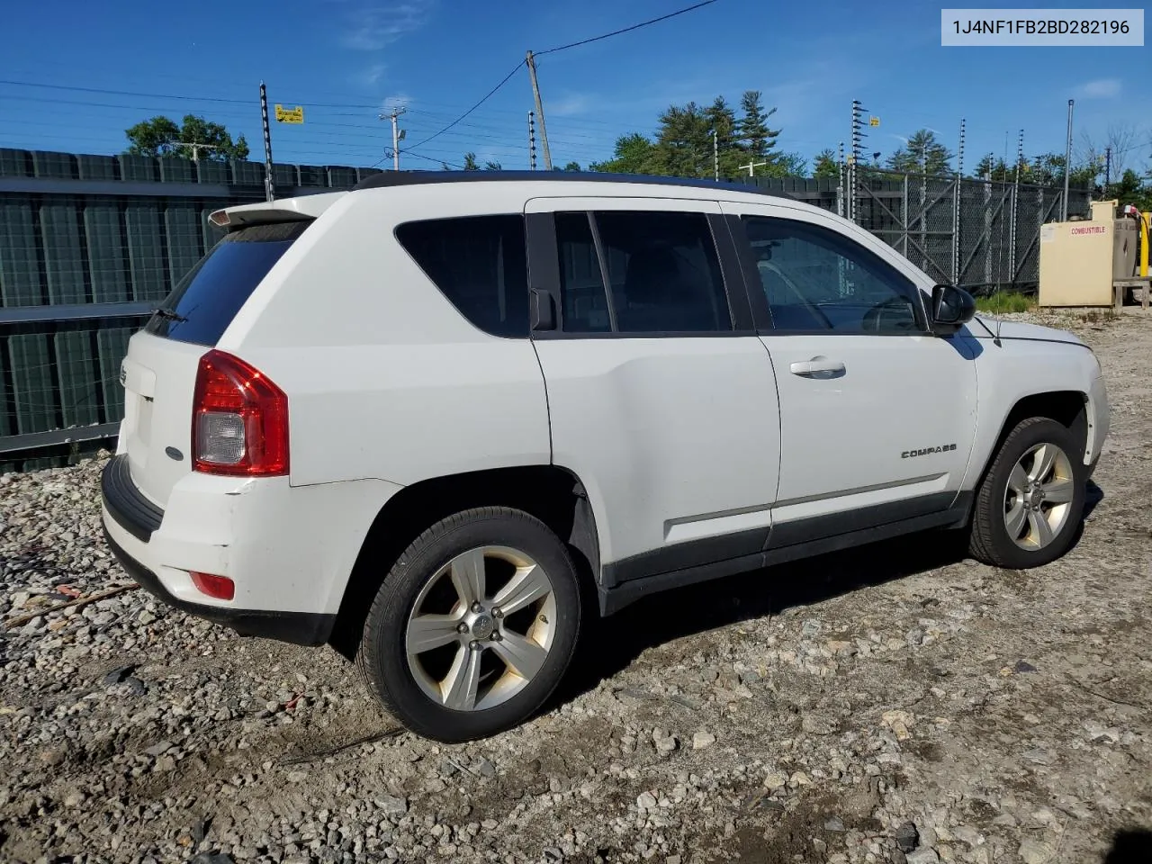 2011 Jeep Compass Sport VIN: 1J4NF1FB2BD282196 Lot: 80001514