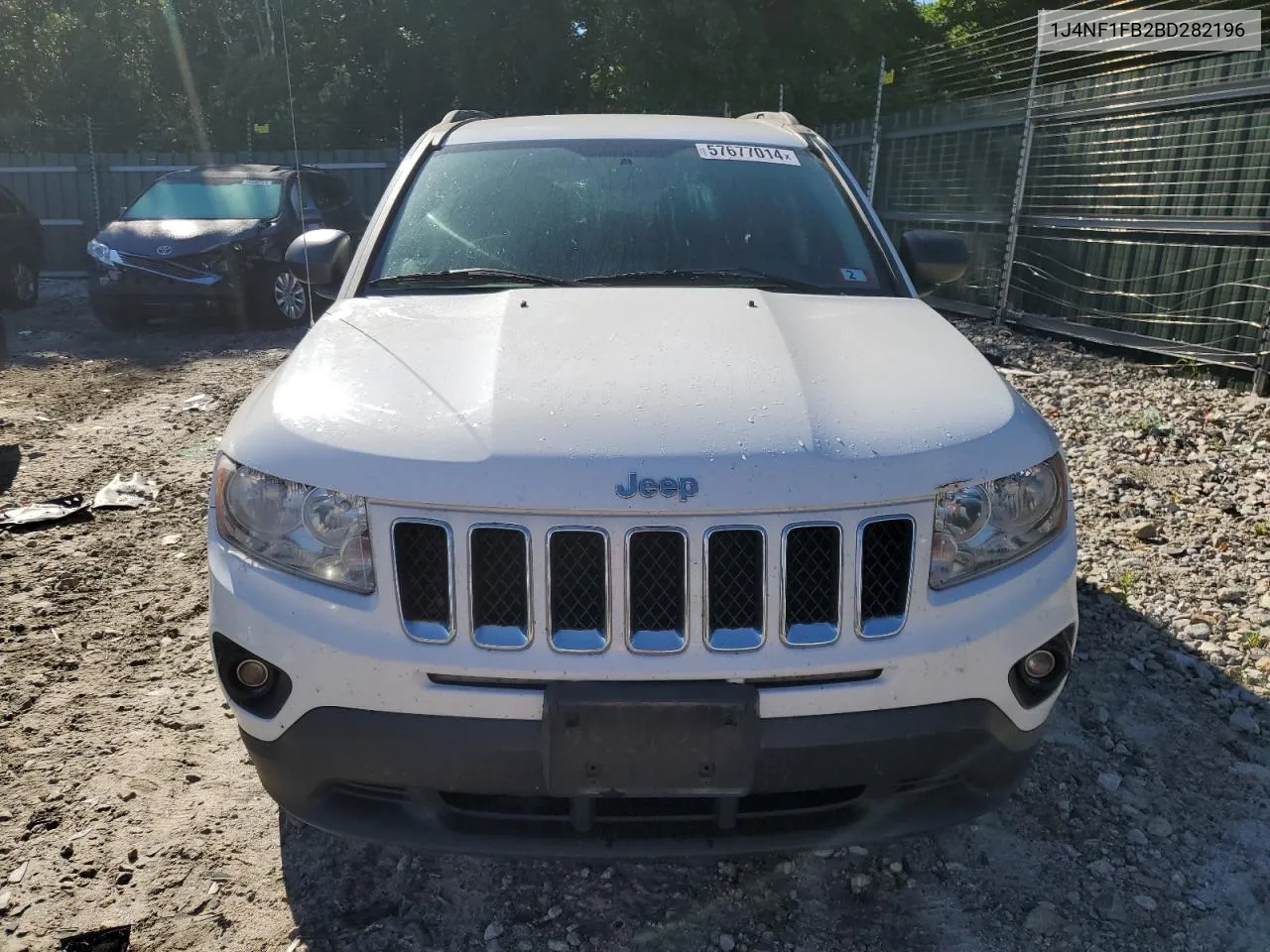 2011 Jeep Compass Sport VIN: 1J4NF1FB2BD282196 Lot: 80001514