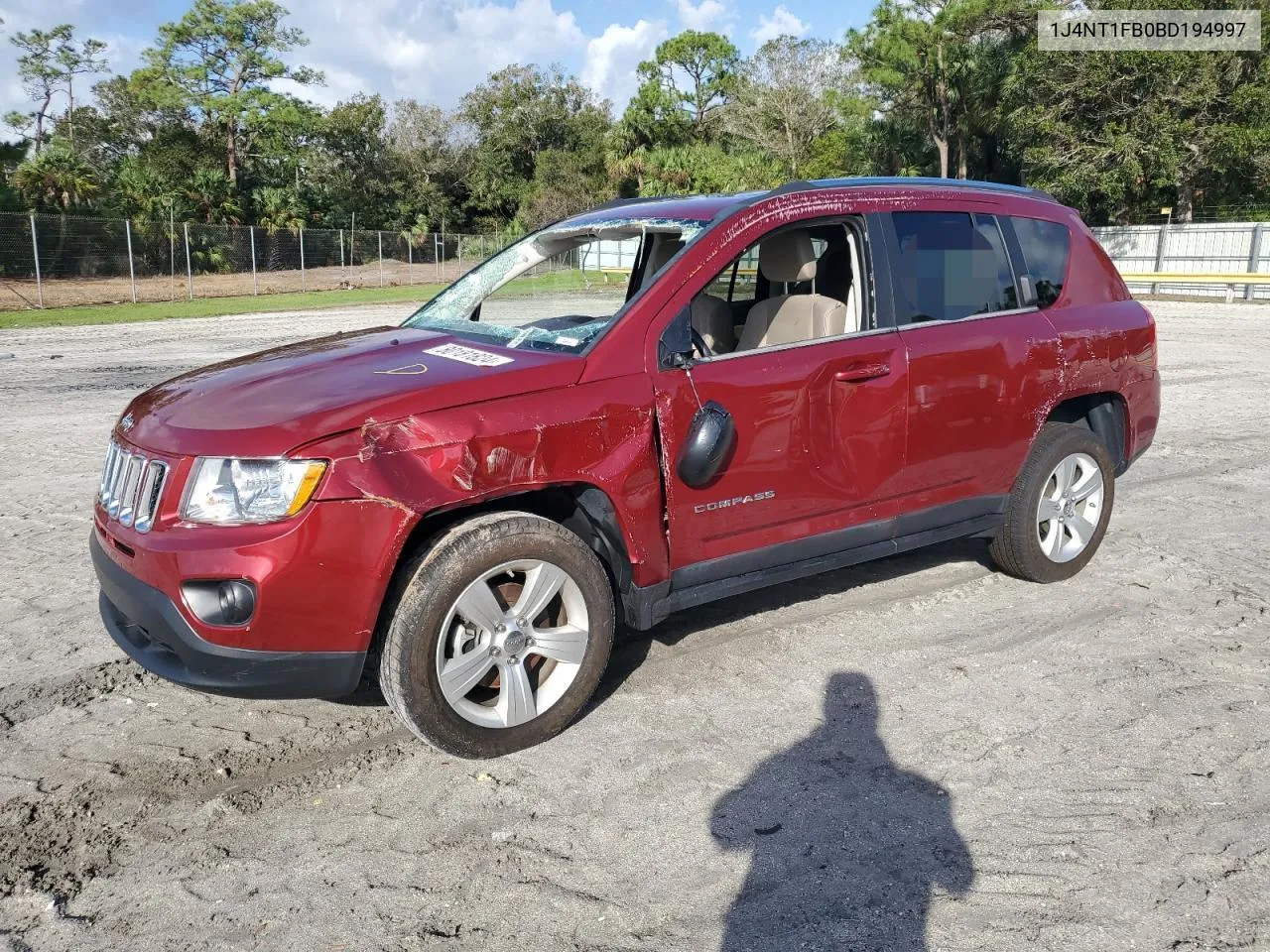 2011 Jeep Compass Sport VIN: 1J4NT1FB0BD194997 Lot: 80181824