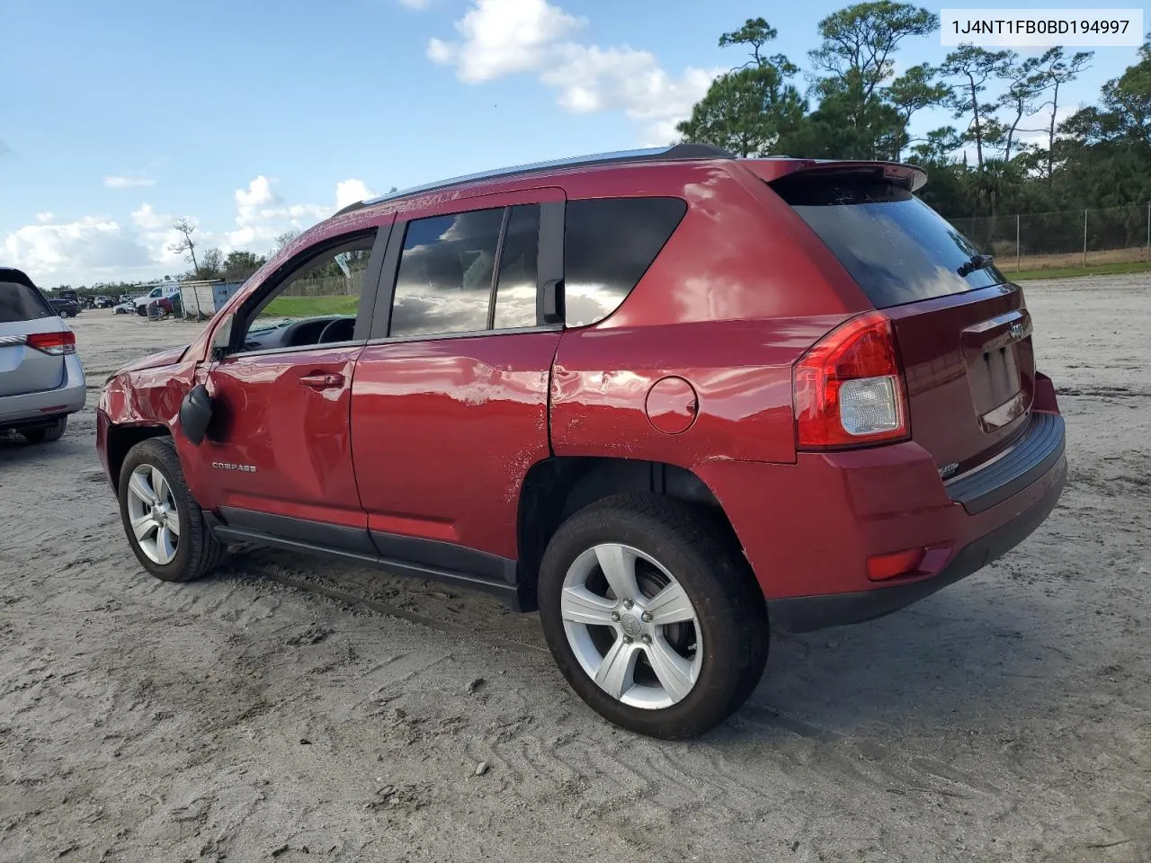 2011 Jeep Compass Sport VIN: 1J4NT1FB0BD194997 Lot: 80181824