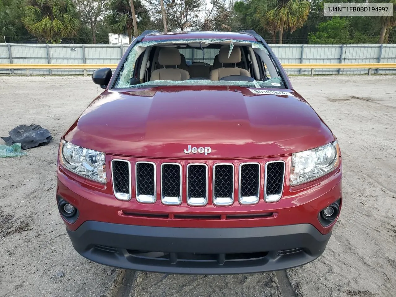 2011 Jeep Compass Sport VIN: 1J4NT1FB0BD194997 Lot: 80181824