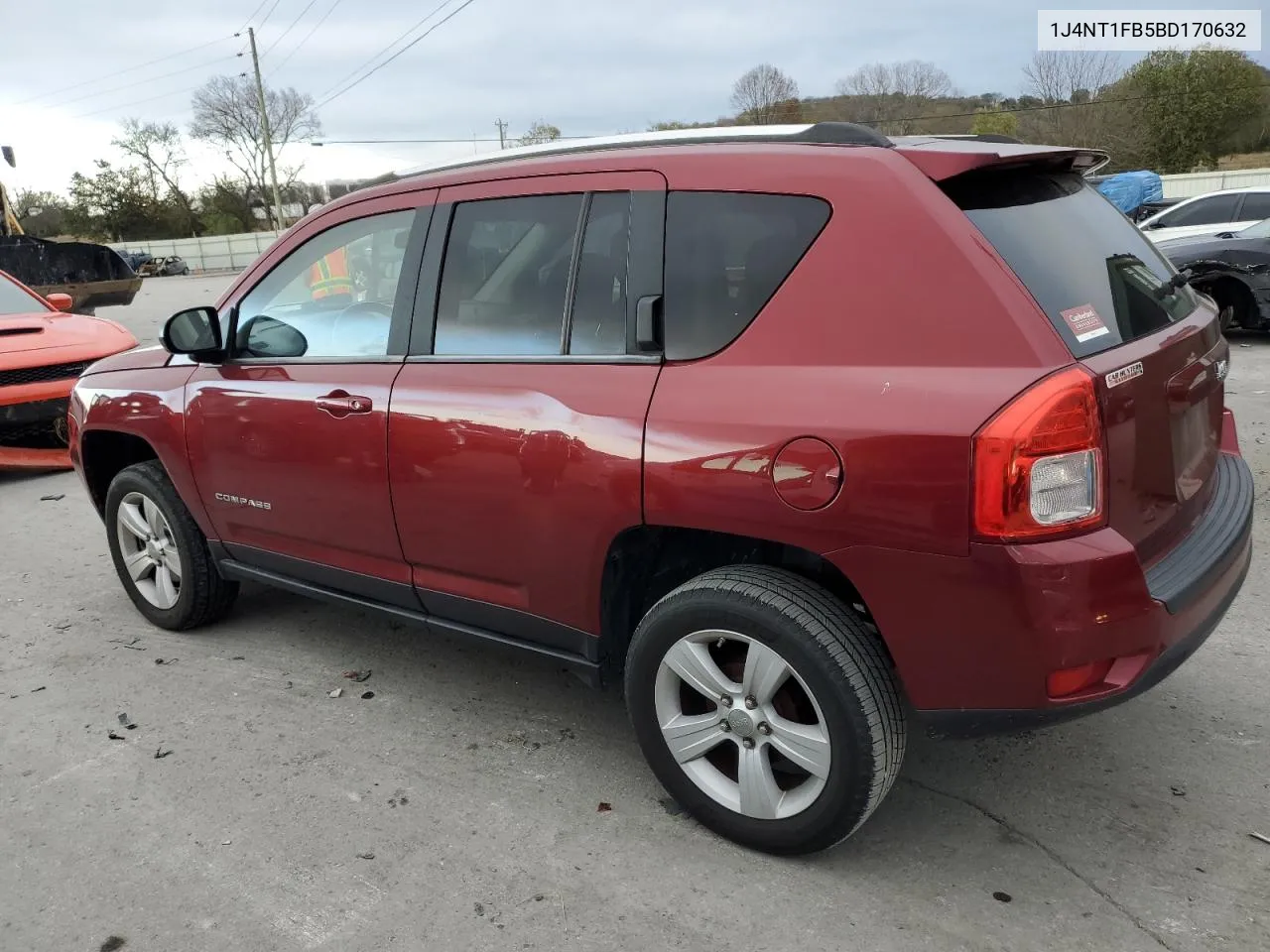 2011 Jeep Compass Sport VIN: 1J4NT1FB5BD170632 Lot: 80256794