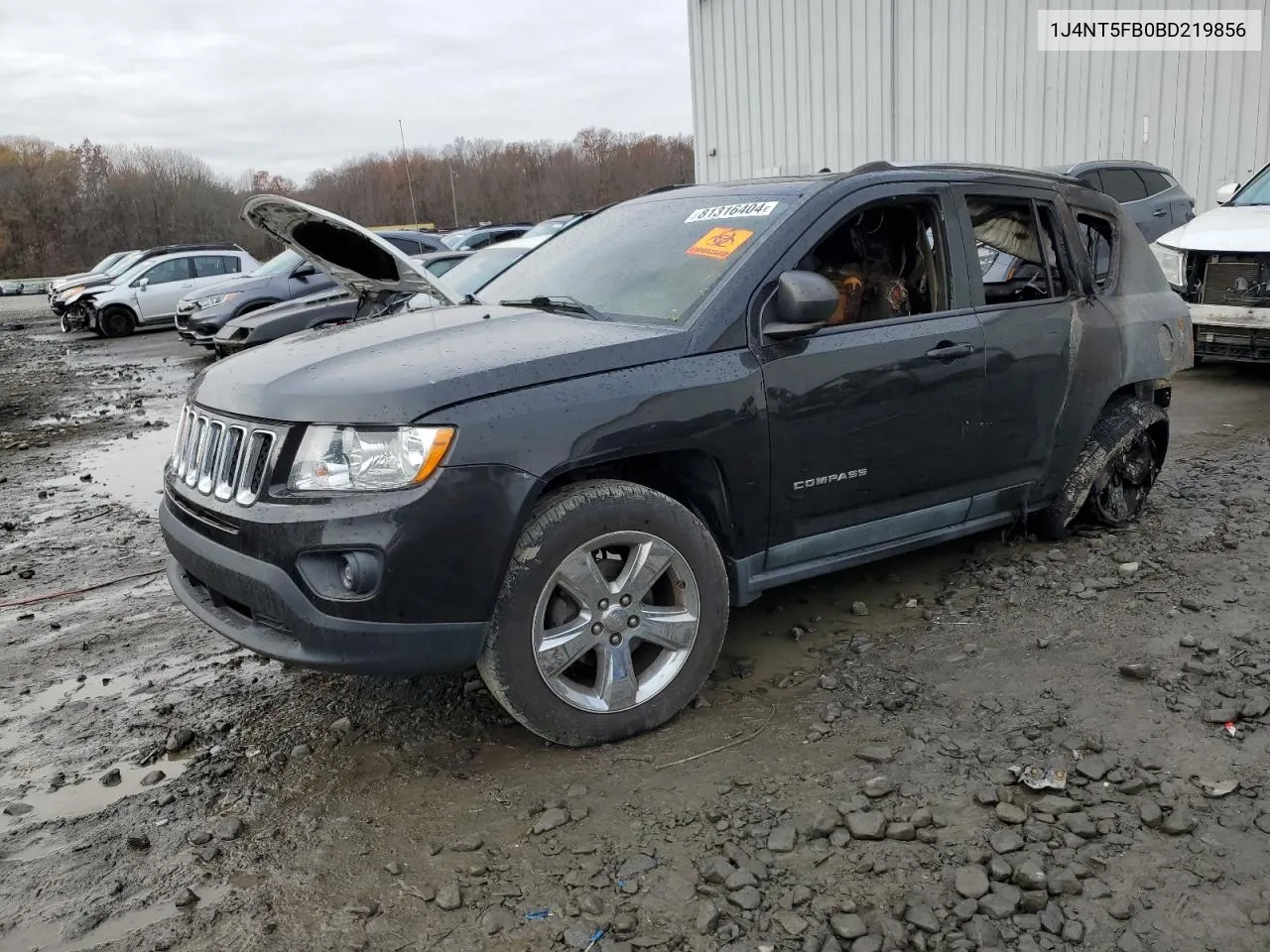 2011 Jeep Compass Limited VIN: 1J4NT5FB0BD219856 Lot: 81316404