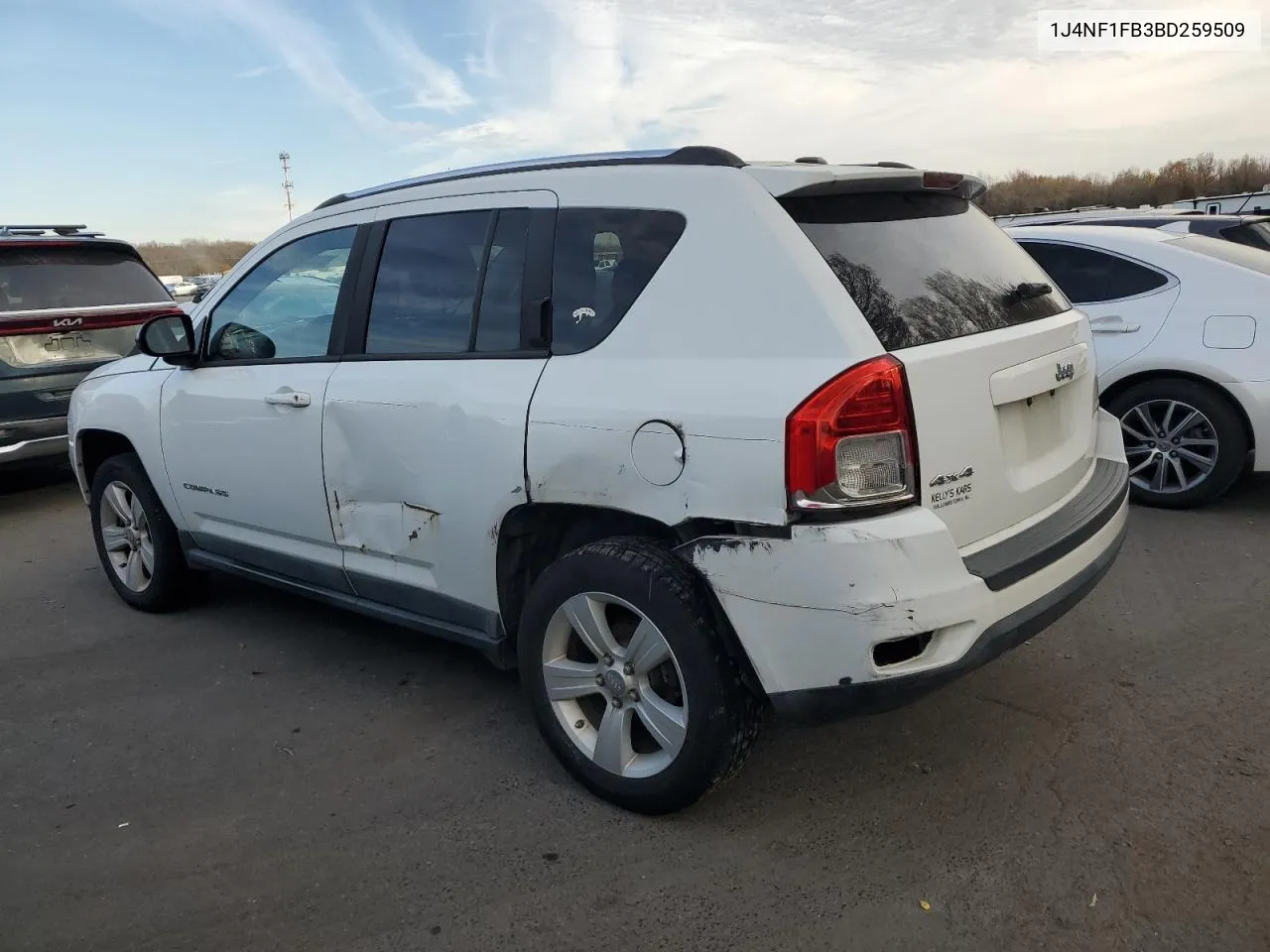 2011 Jeep Compass Sport VIN: 1J4NF1FB3BD259509 Lot: 81544094