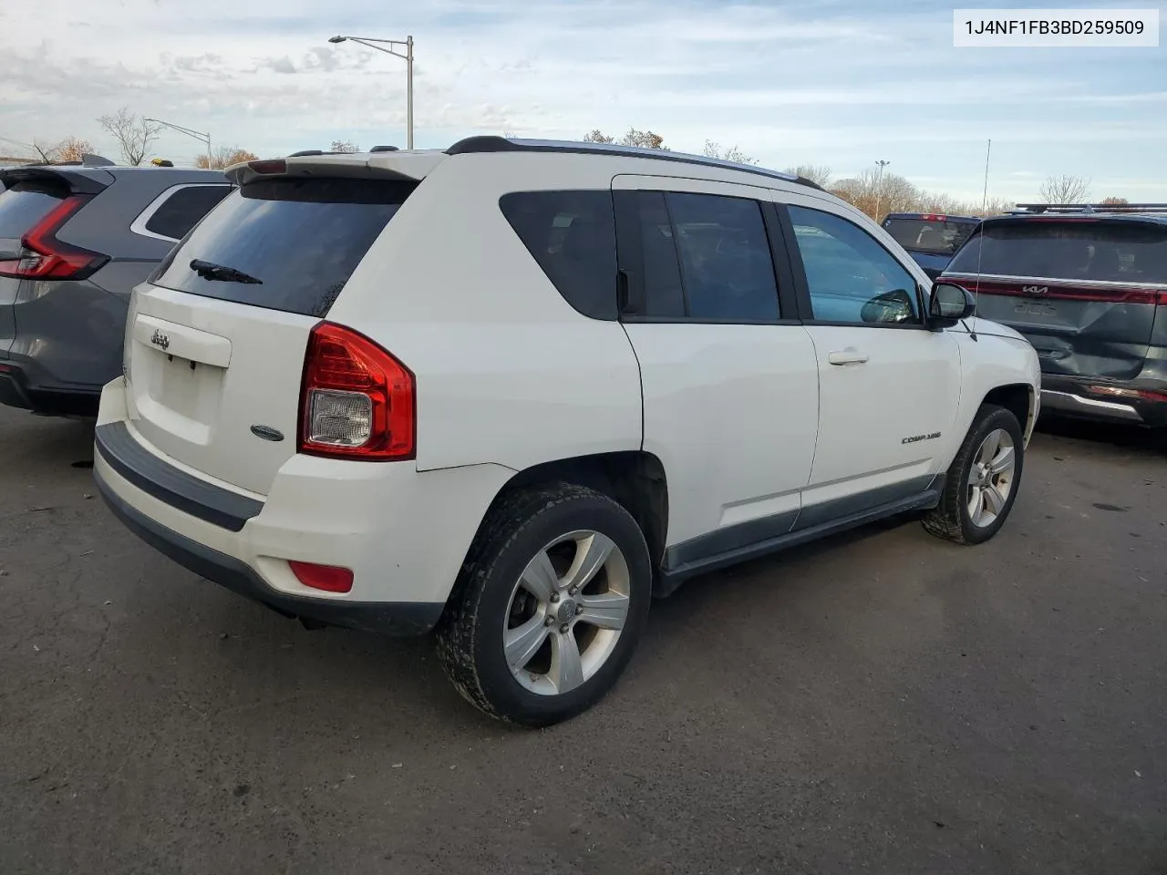 2011 Jeep Compass Sport VIN: 1J4NF1FB3BD259509 Lot: 81544094