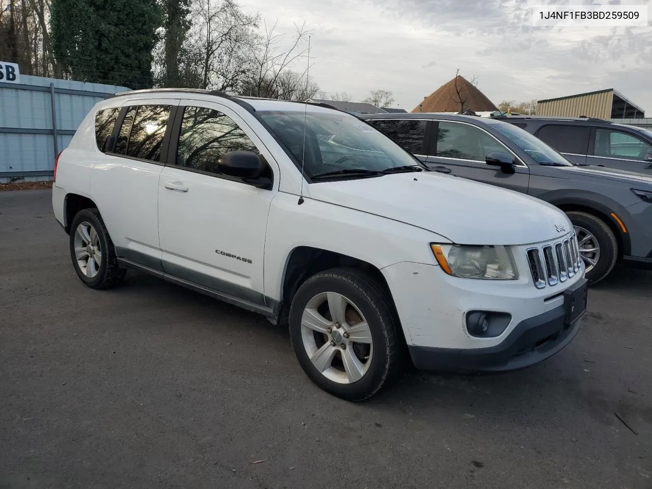 2011 Jeep Compass Sport VIN: 1J4NF1FB3BD259509 Lot: 81544094