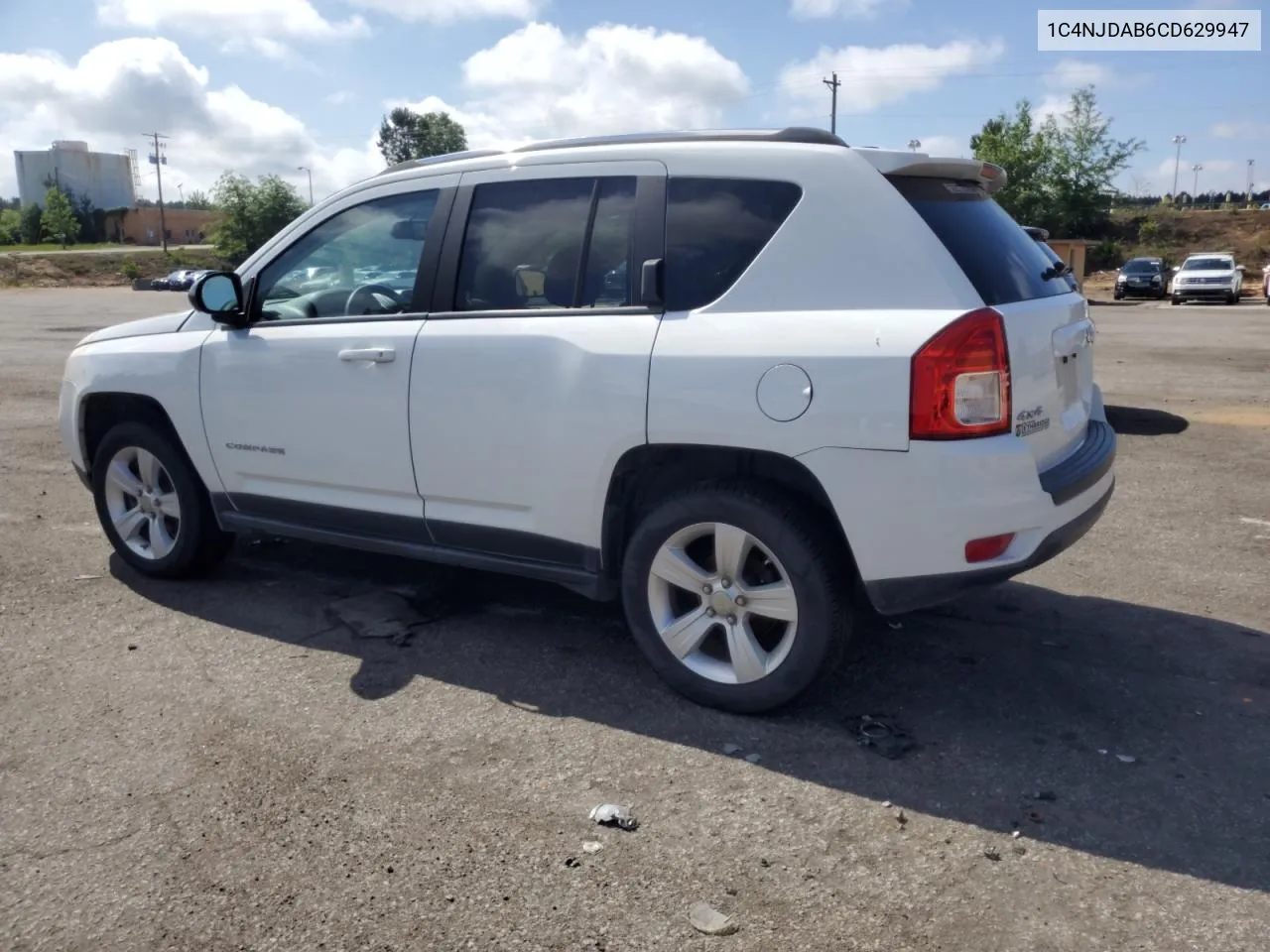 2012 Jeep Compass VIN: 1C4NJDAB6CD629947 Lot: 53275234