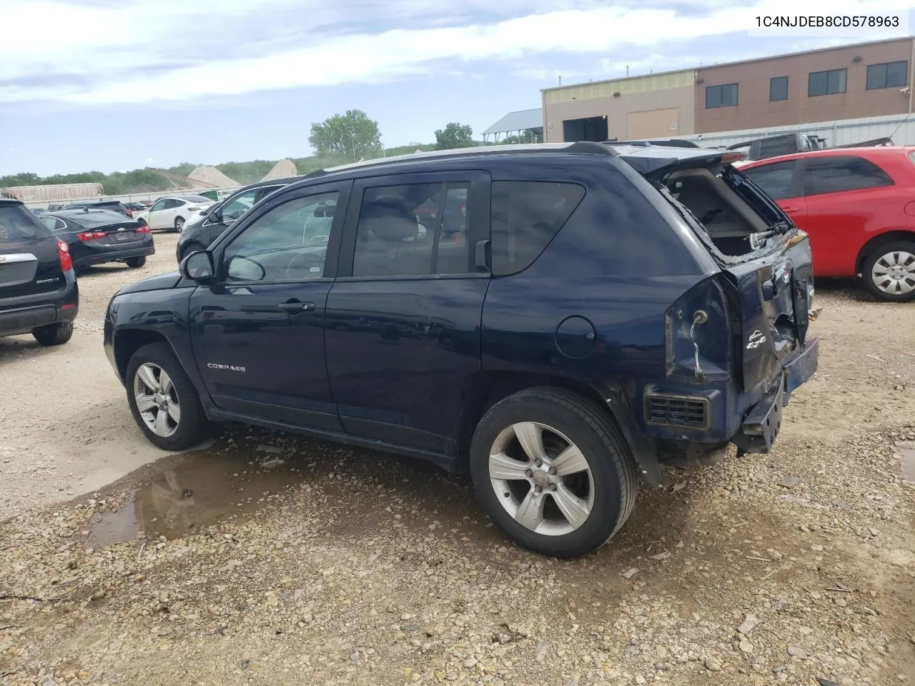 2012 Jeep Compass Latitude VIN: 1C4NJDEB8CD578963 Lot: 53427744