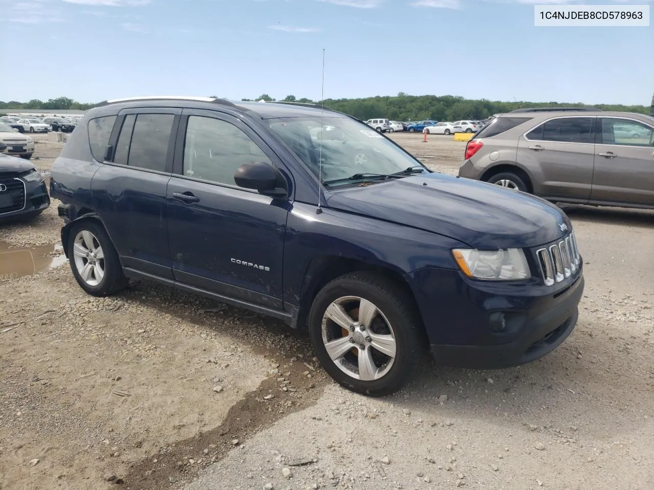 2012 Jeep Compass Latitude VIN: 1C4NJDEB8CD578963 Lot: 53427744