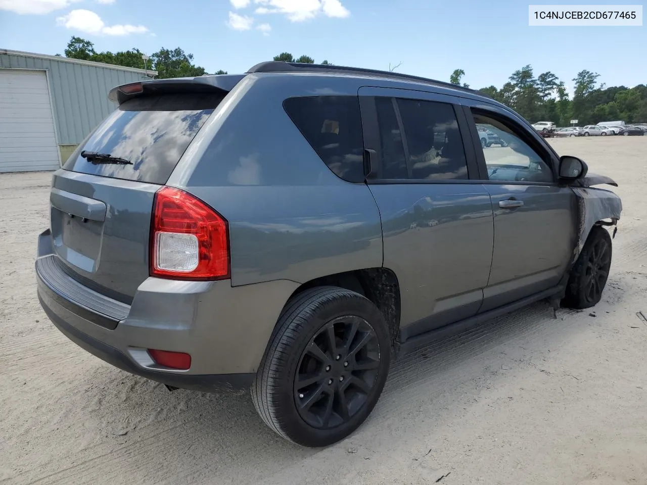 2012 Jeep Compass Latitude VIN: 1C4NJCEB2CD677465 Lot: 59906194