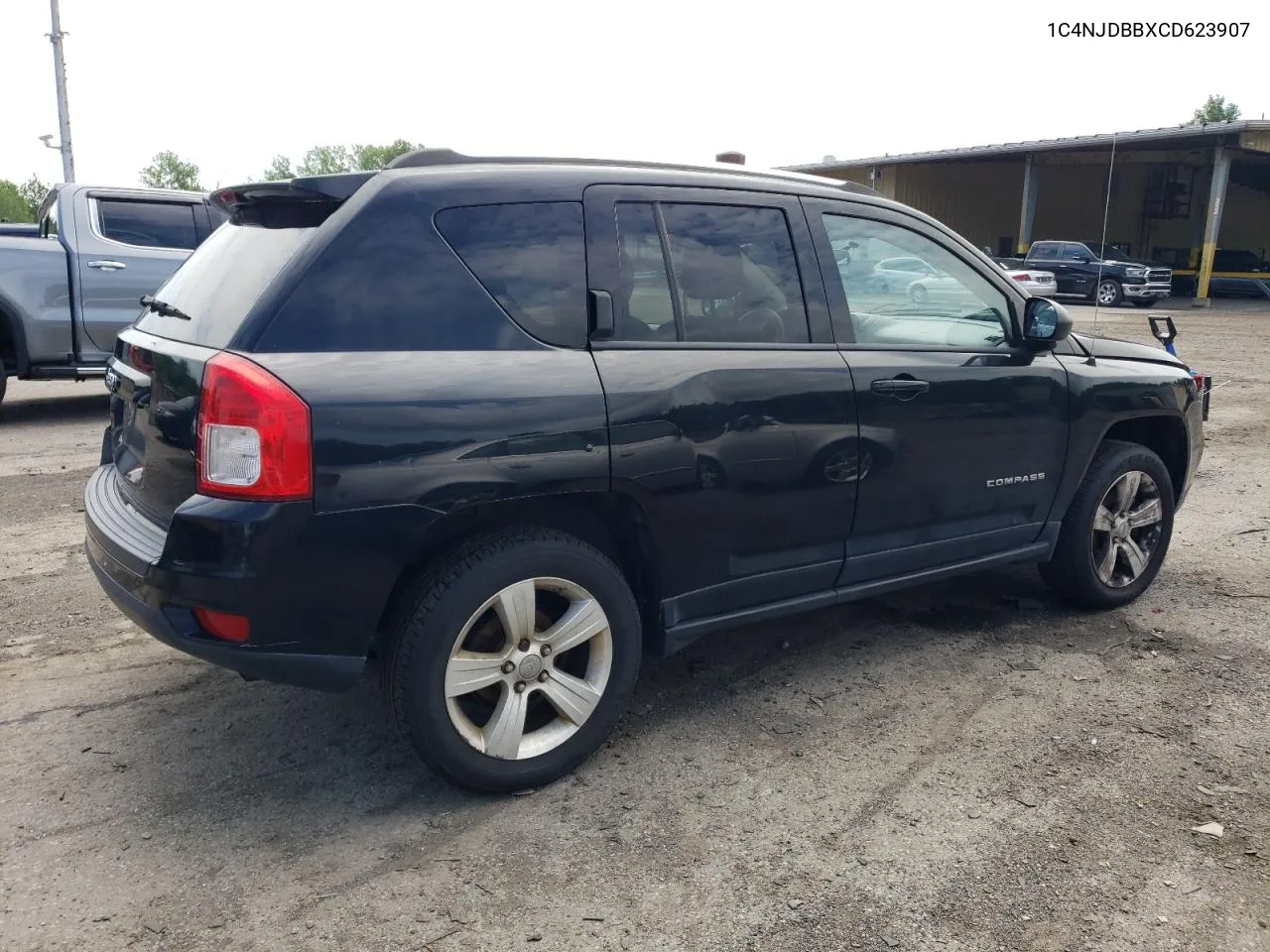 2012 Jeep Compass Sport VIN: 1C4NJDBBXCD623907 Lot: 63630314