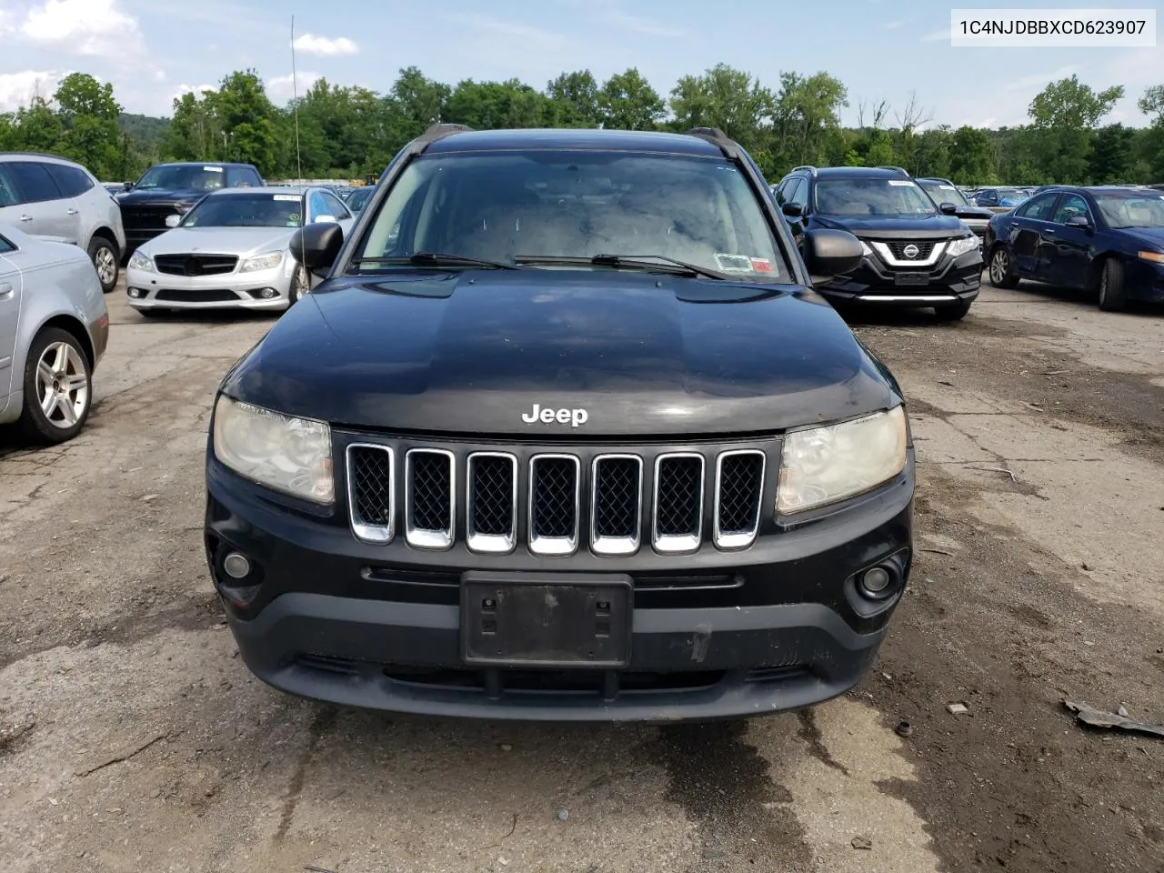 2012 Jeep Compass Sport VIN: 1C4NJDBBXCD623907 Lot: 63630314