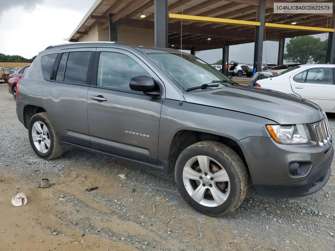 2012 Jeep Compass Sport VIN: 1C4NJCBA0CD622573 Lot: 63986434