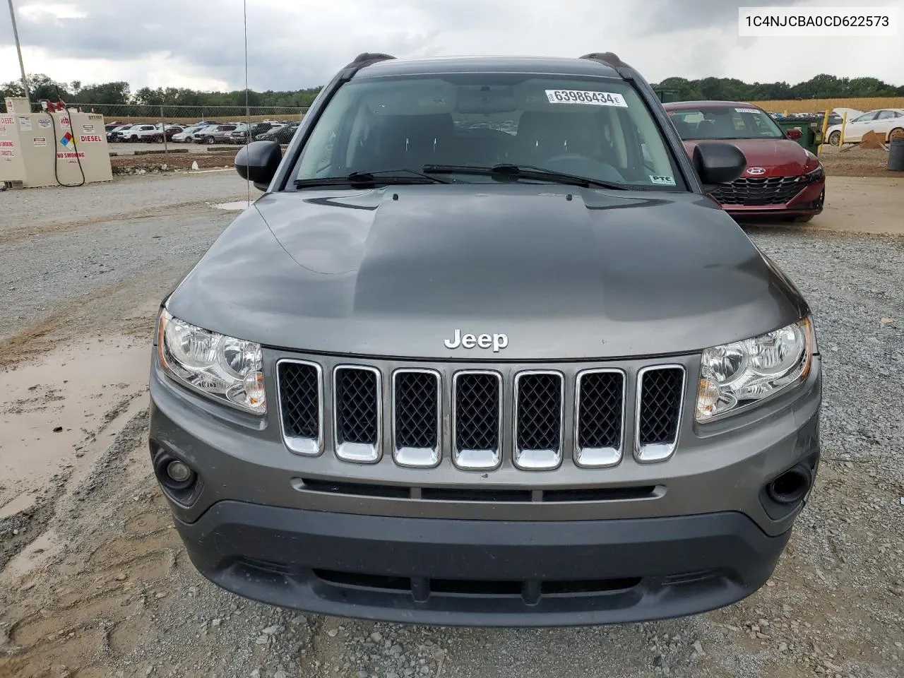 2012 Jeep Compass Sport VIN: 1C4NJCBA0CD622573 Lot: 63986434