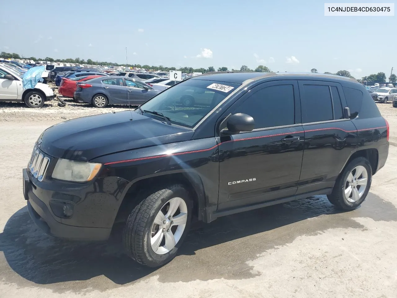 2012 Jeep Compass Latitude VIN: 1C4NJDEB4CD630475 Lot: 64747734