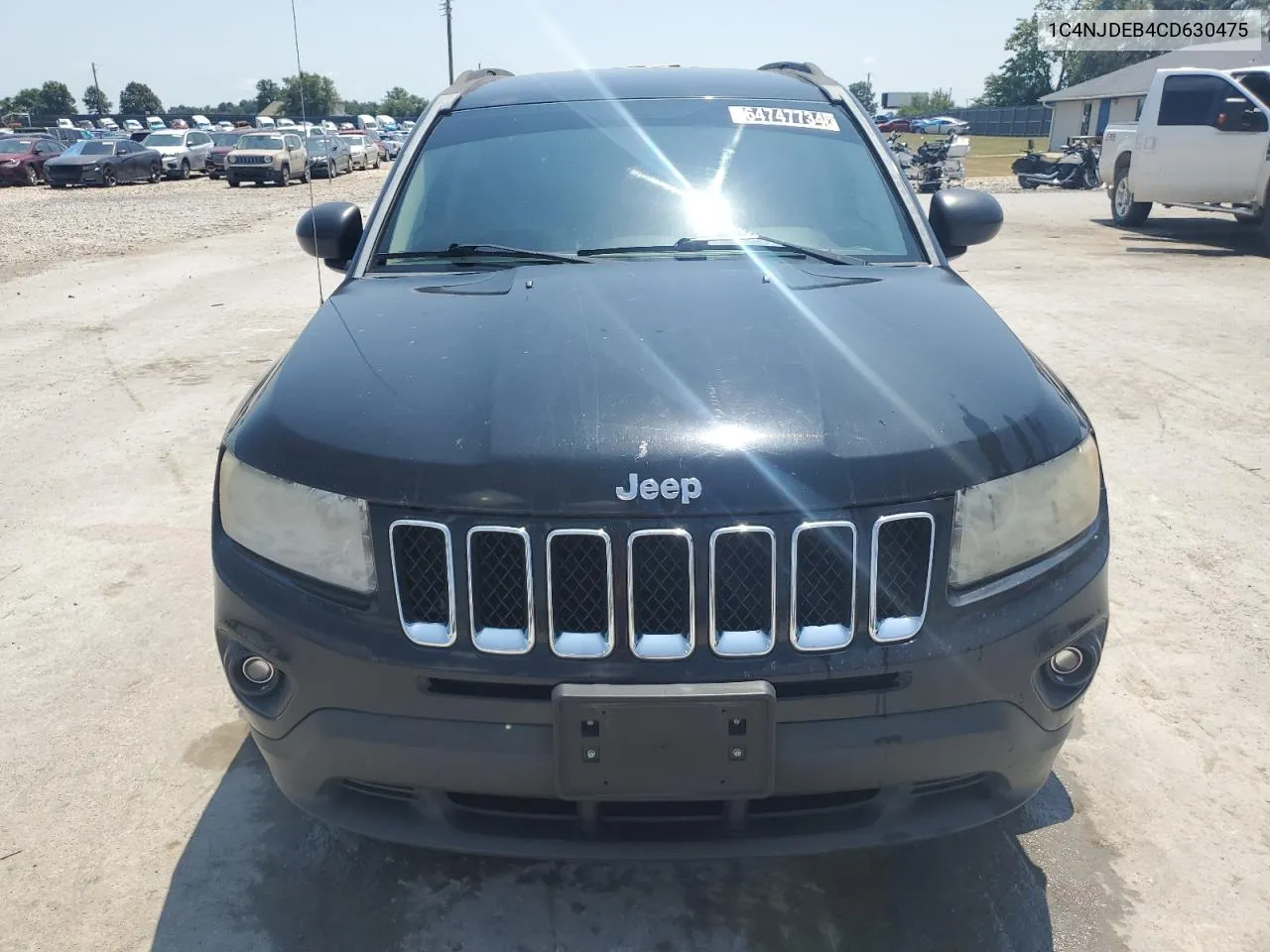 2012 Jeep Compass Latitude VIN: 1C4NJDEB4CD630475 Lot: 64747734