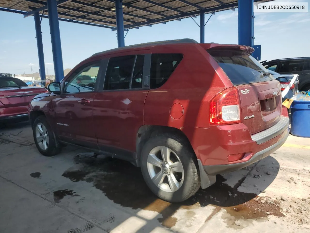 2012 Jeep Compass Latitude VIN: 1C4NJDEB2CD650918 Lot: 64800844