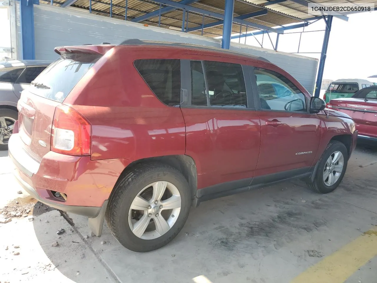 2012 Jeep Compass Latitude VIN: 1C4NJDEB2CD650918 Lot: 64800844